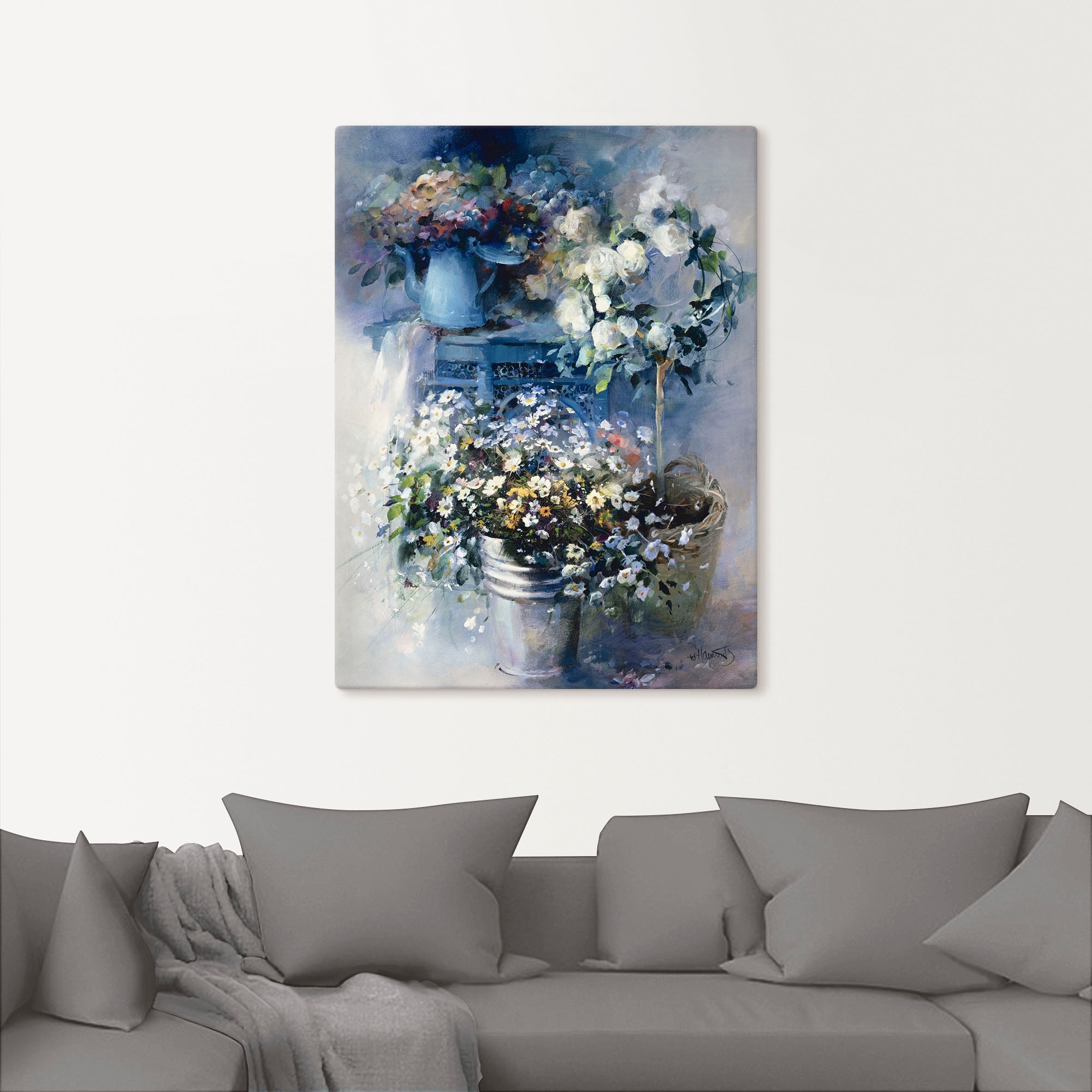 Artland Leinwandbild »Sommergeschenk«, Arrangements, (1 St.), auf Keilrahmen gespannt