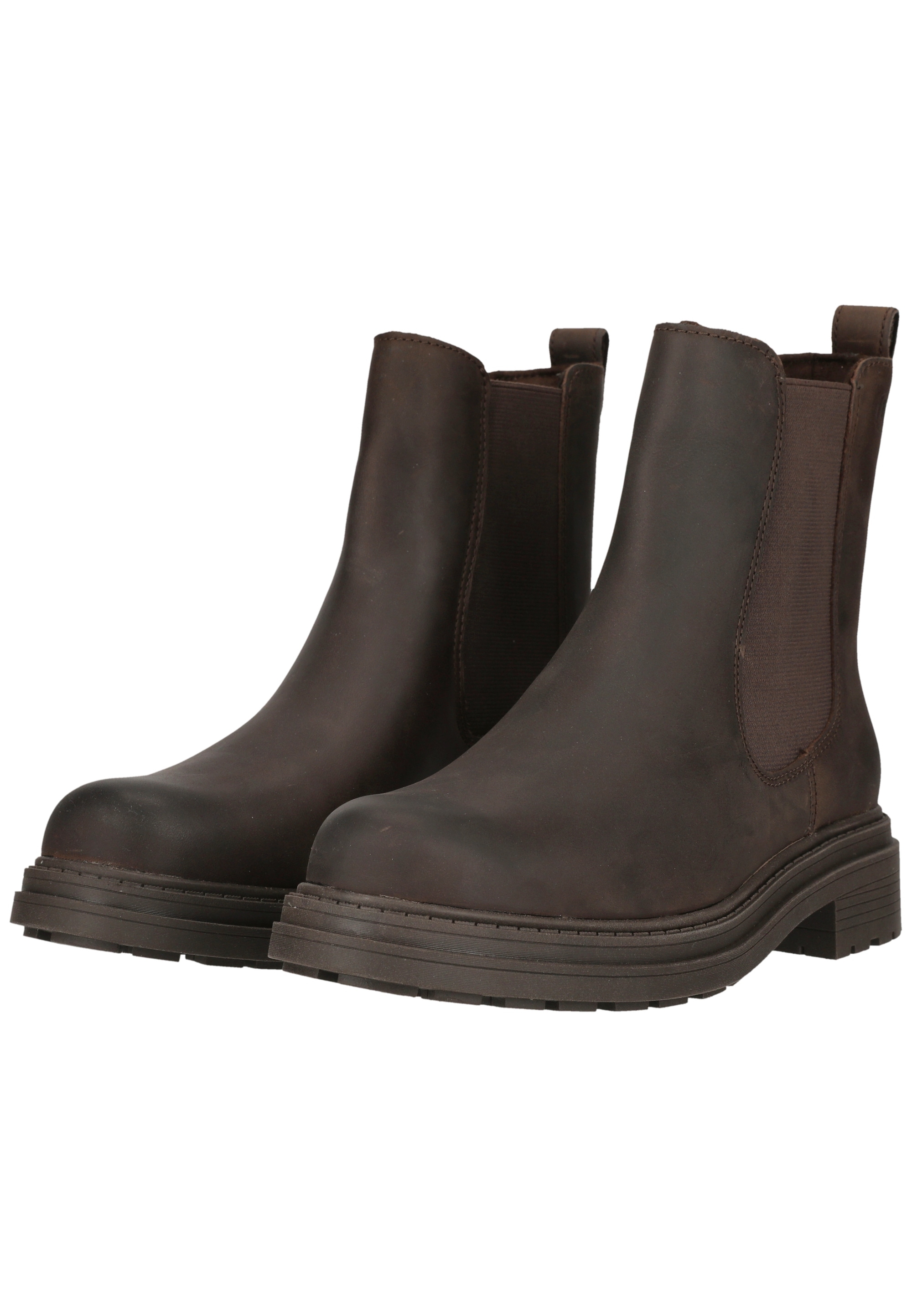 Clarks Stiefel »Orinoco3 Top«  mit elastischen Einsätzen an den Seiten