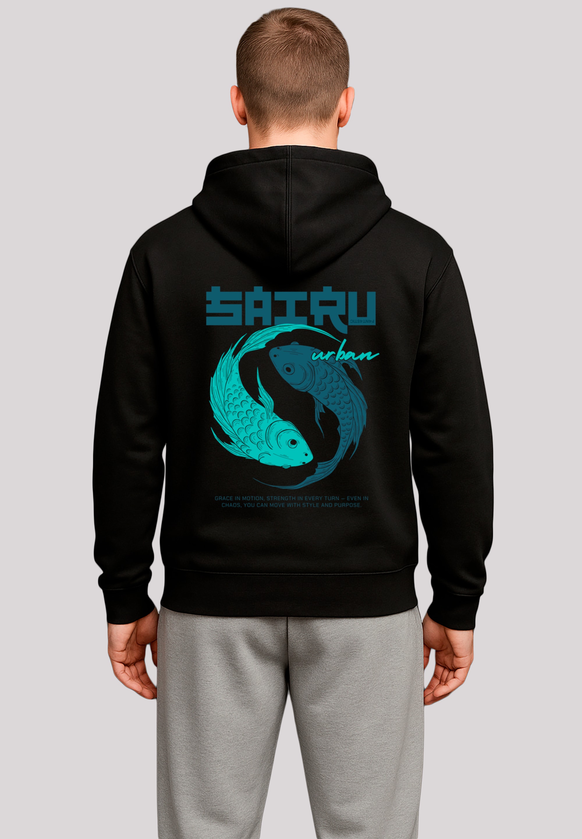 F4NT4STIC Kapuzenpullover »Koi Fish Japan Streetstyle«, Japan Streetwear Styles