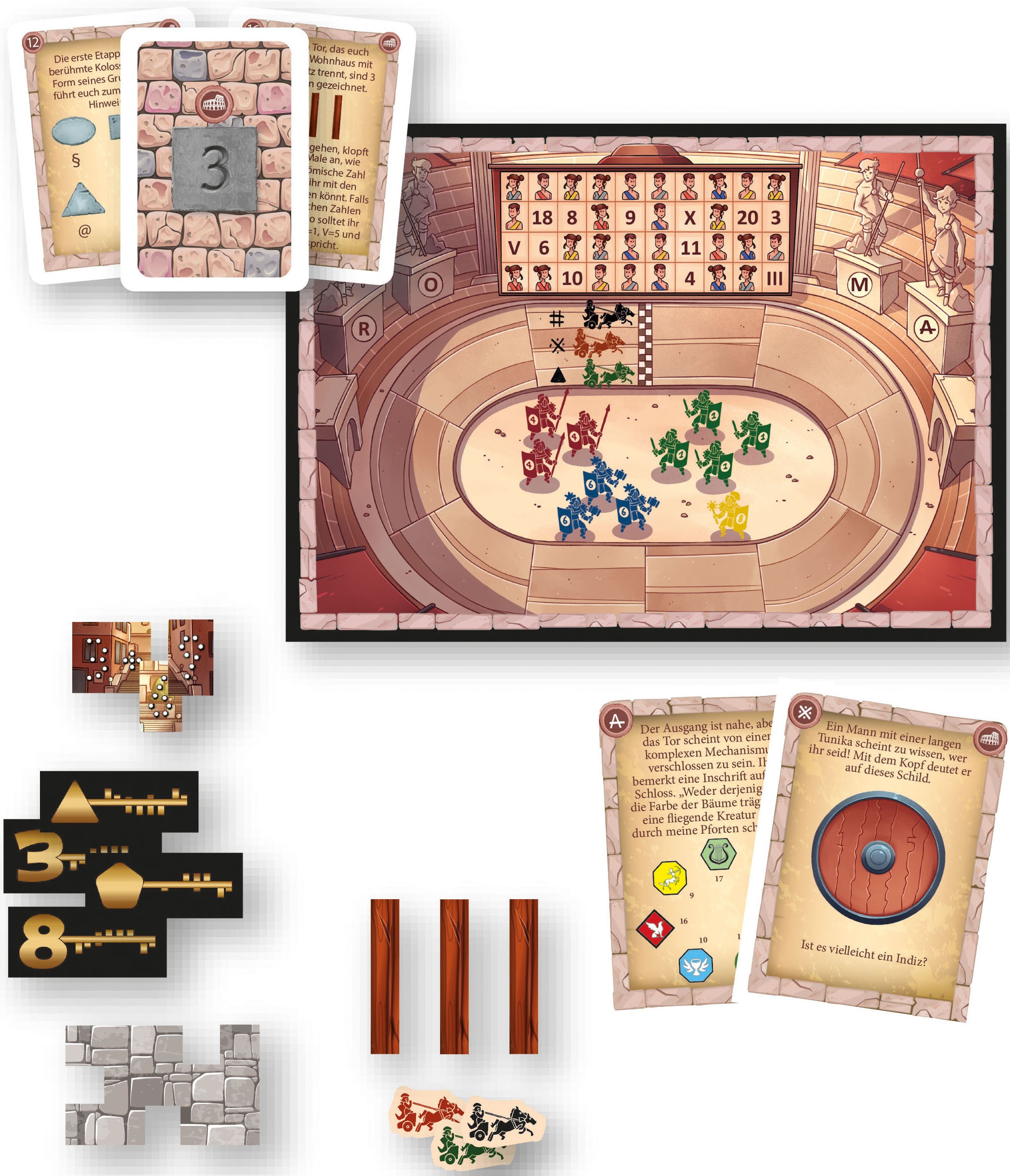Clementoni® Spiel »Galileo, Escape Game Abenteuer in Rom«, Made in Europe