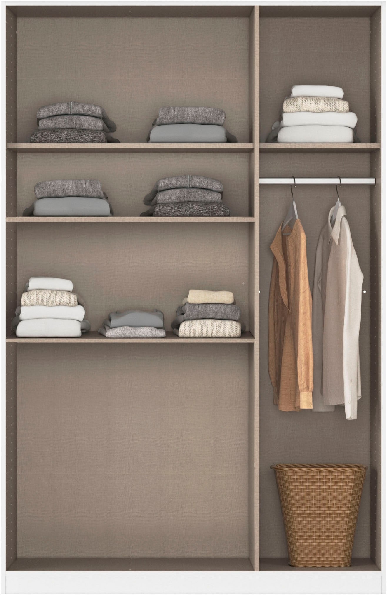 rauch Kleiderschrank »Sinsheim« mit 4 breiten Schubkästen