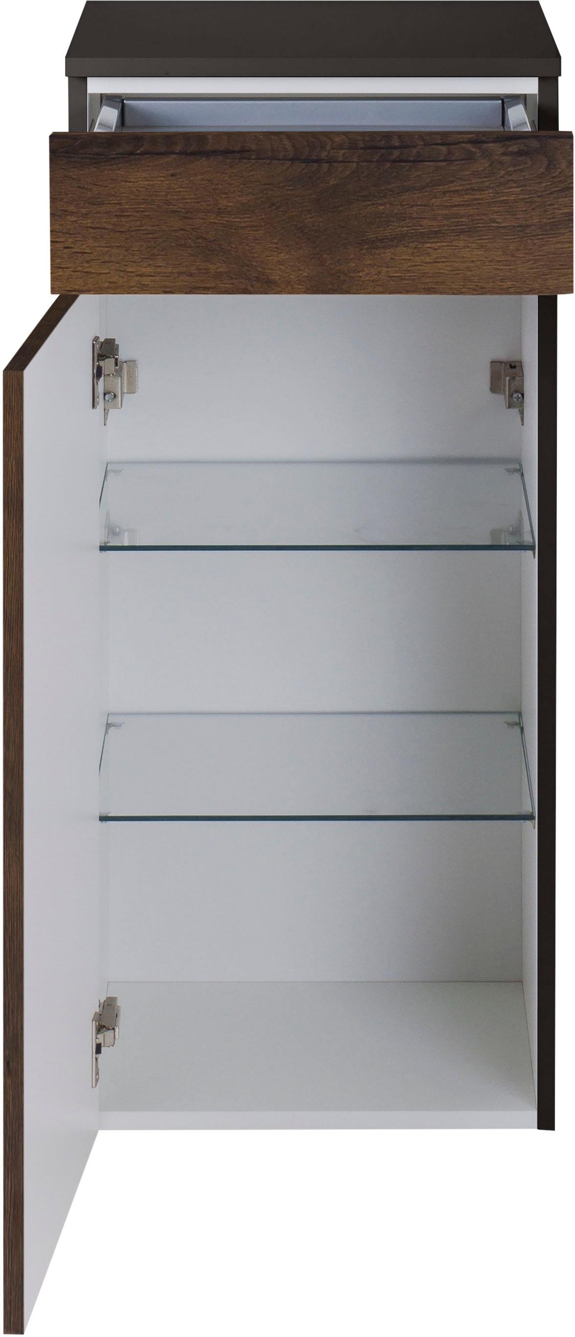MARLIN Midischrank »3510clarus«, 40 cm breit, Soft-Close-Funktion,  vormontierter Badschrank, Badmöbel | BAUR | Hochschränke