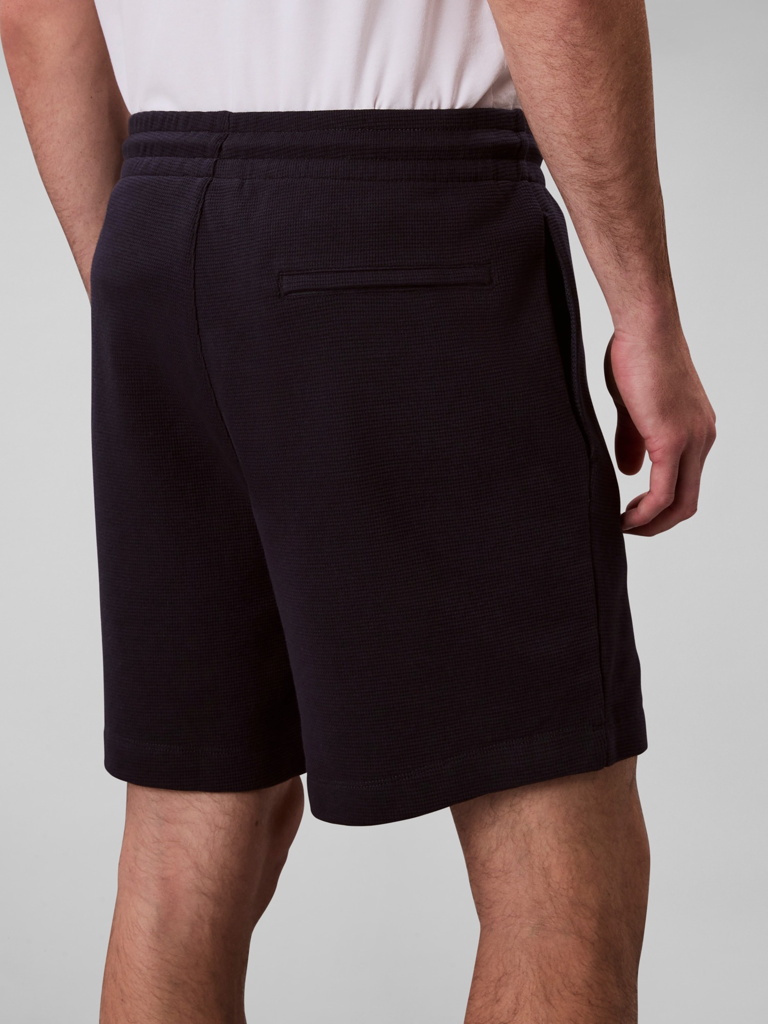Calvin Klein Jeans Sweatshorts »HD COTTON WAFFLE SHORT«, Mit elastischem Bund