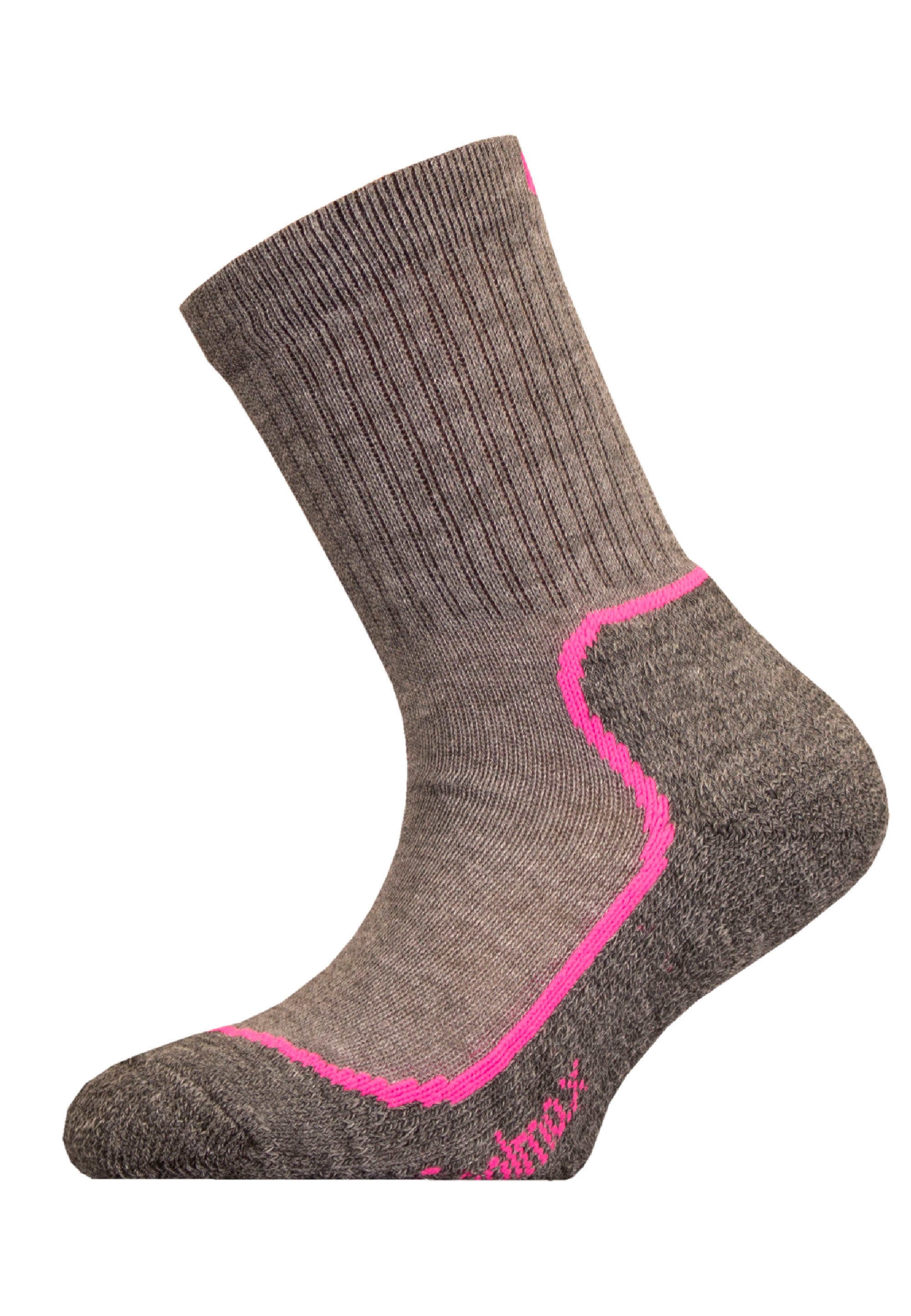 UPHILLSPORT Jungen Socken "KEVO JR", Gr. 31, grau, 40% Polyester, 28% Wolle, 20% Polypropylen, 11% Polyamid, 1% Elasthan, unifarben, Socken, mit