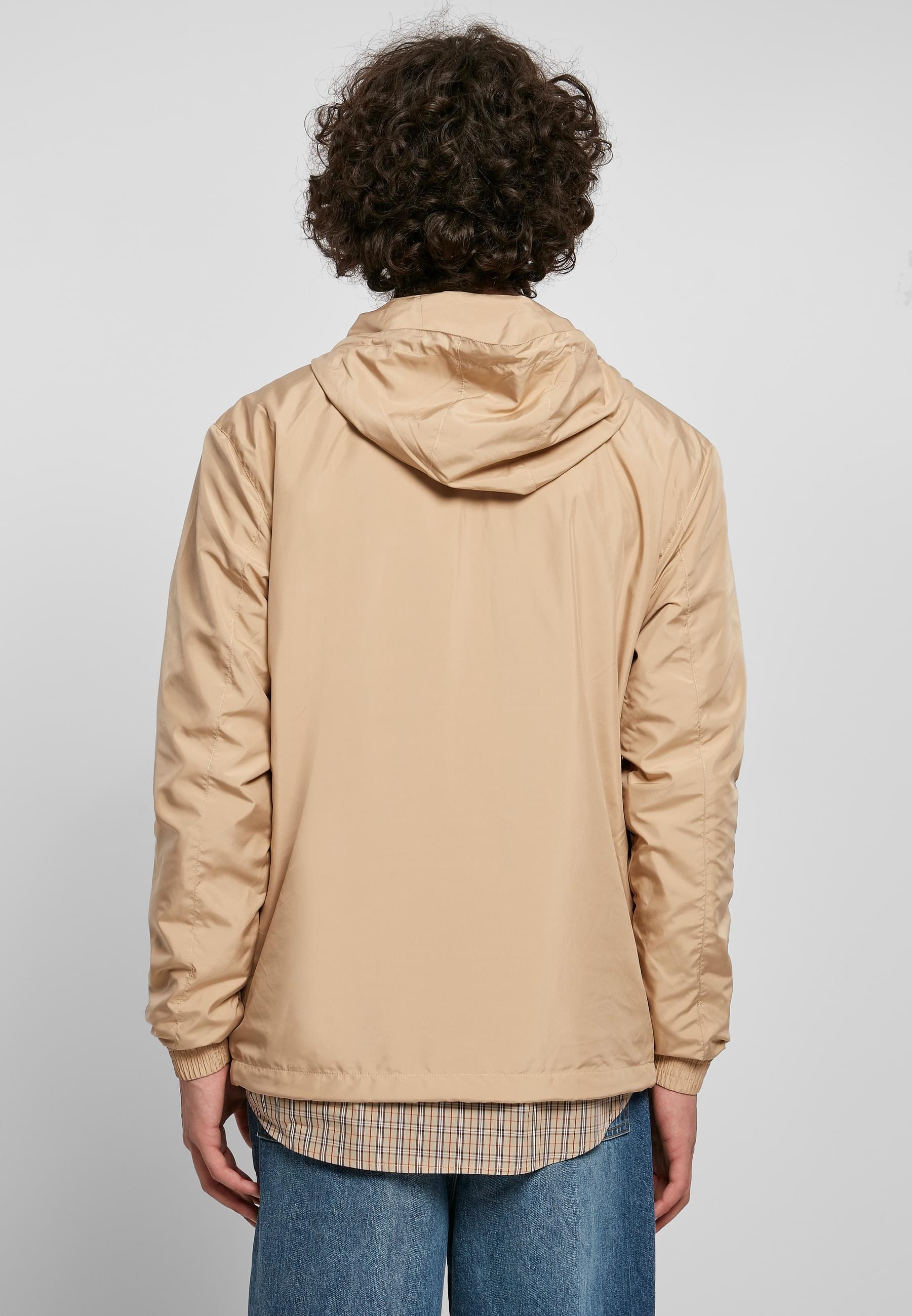 URBAN CLASSICS Anorak »Urban Classics Herren Basic Pull Over Jacket«, (1 St.), mit Kapuze