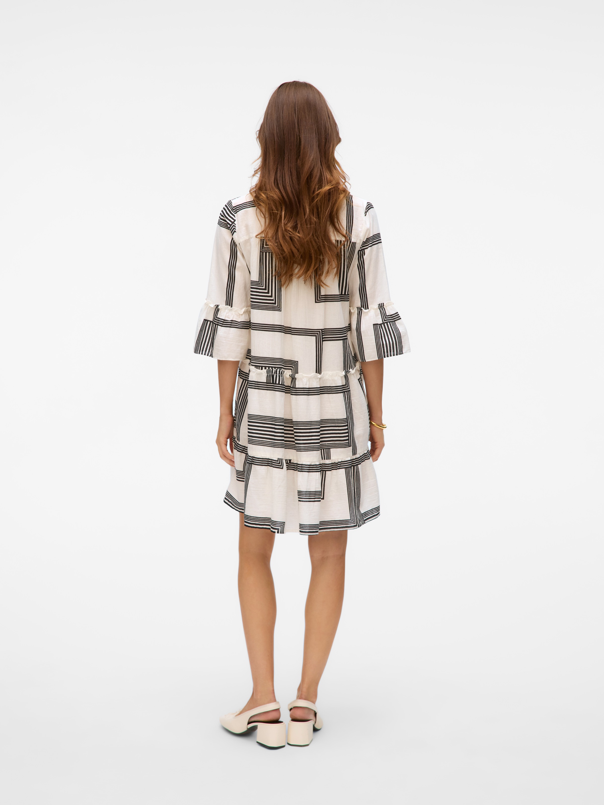 Vero Moda Tunikakleid "VMDICTHE 3/4 TUNIC EXP", mit Volant günstig online kaufen