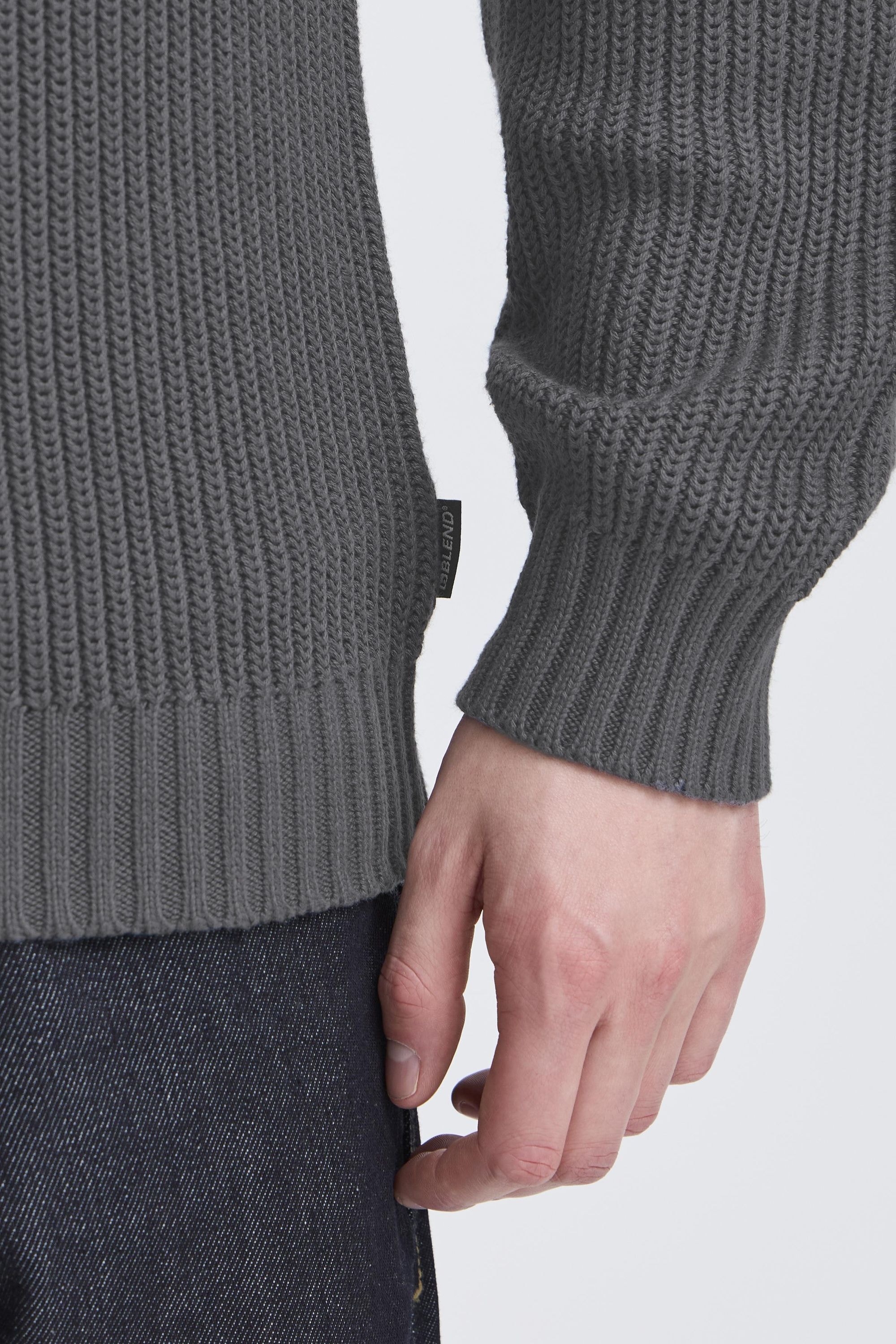 Blend Strickpullover »BHDeno« Klassischer Grobstrickpullover mit Rundhalsausschnitt