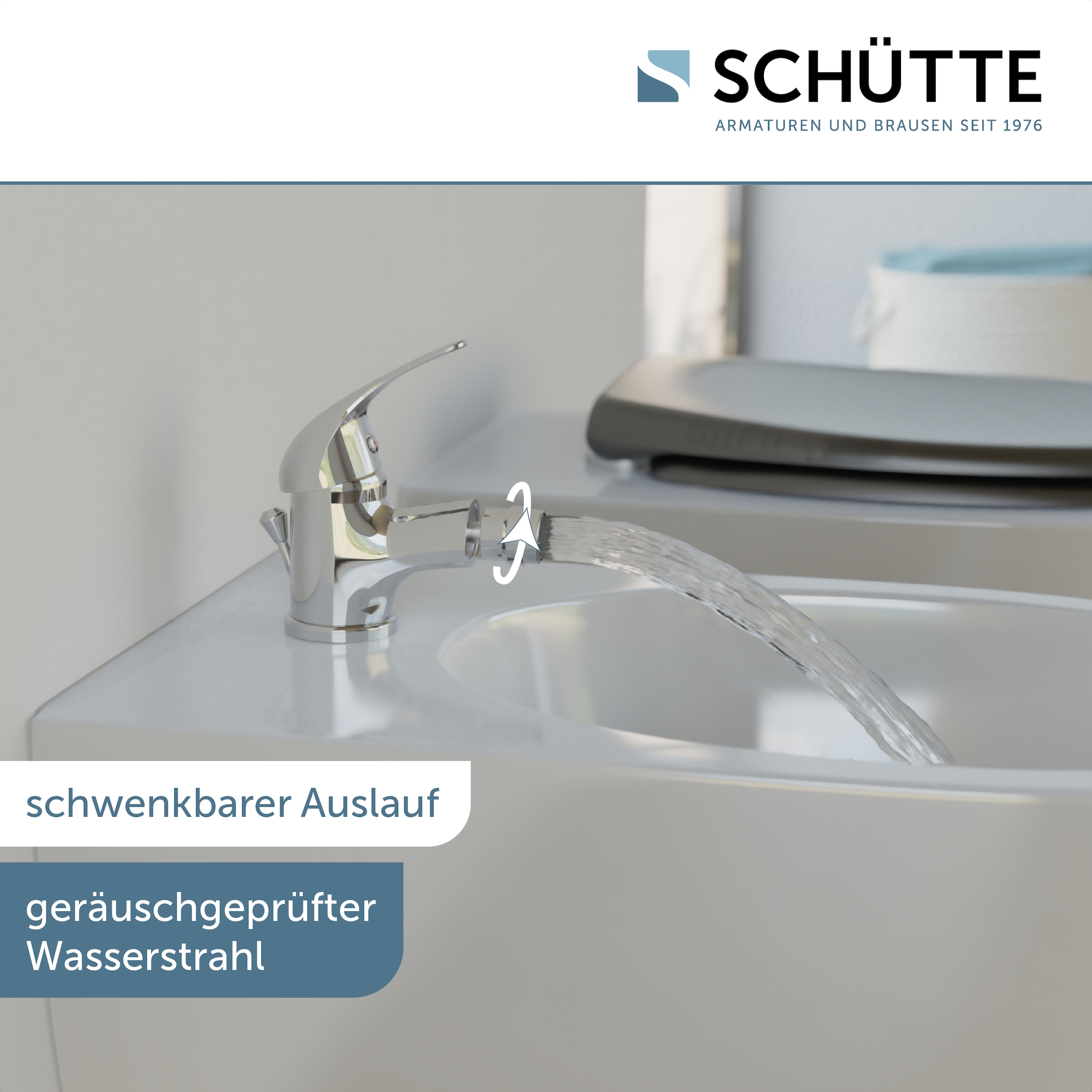 Schütte Bidetarmatur »Athos« zierlich, Chrom