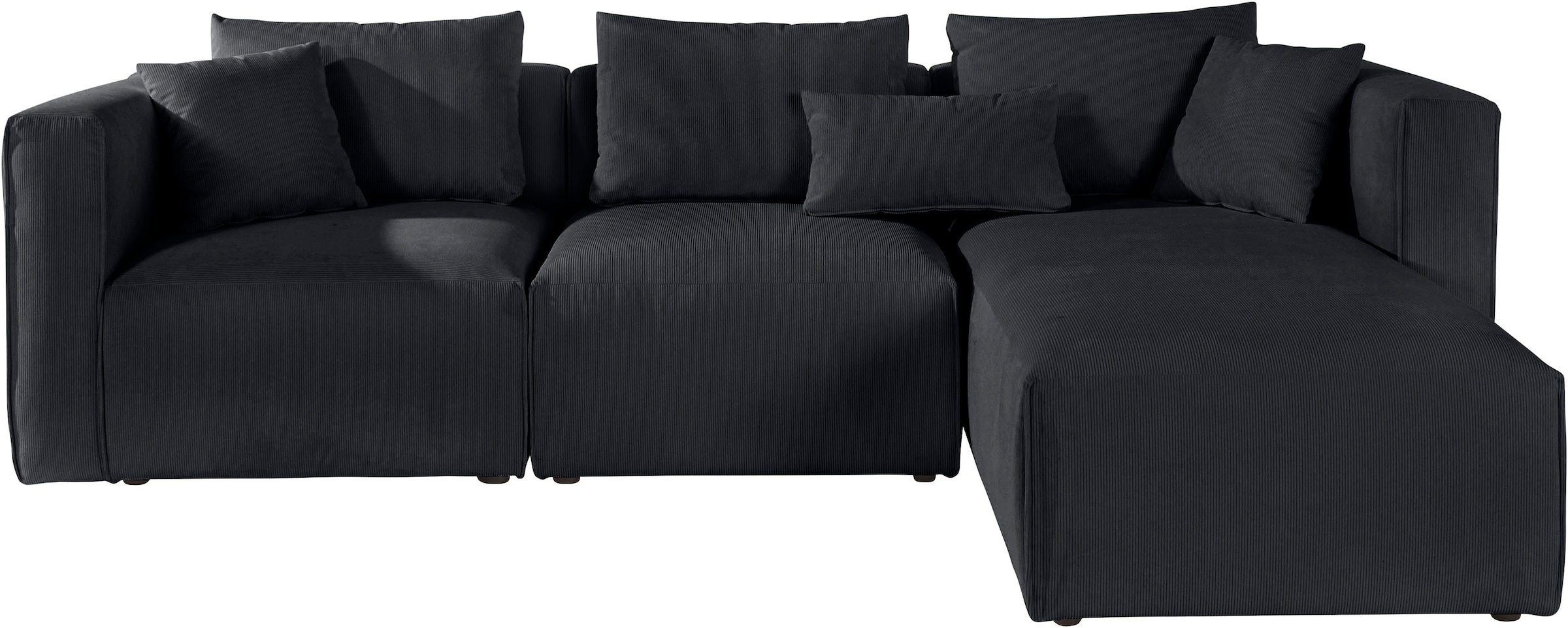 Home affaire Ecksofa "Comfine L-Form", zusammengesetzt aus Modulen, 3 Bezug günstig online kaufen