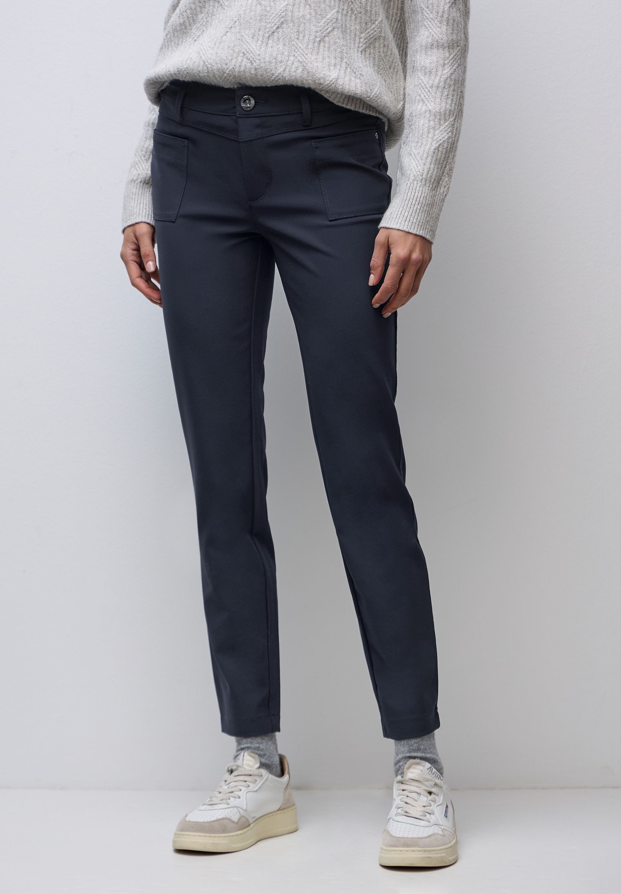 STREET ONE Stoffhose Middle Waist