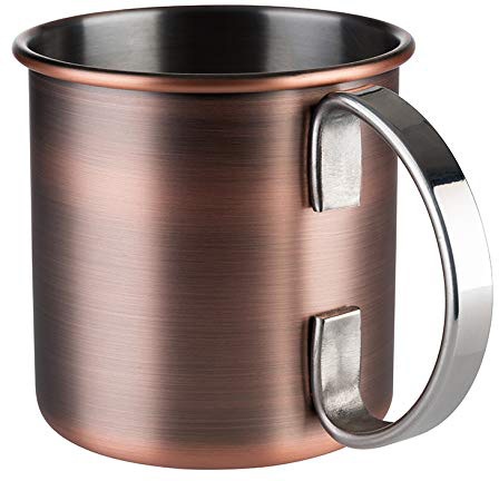 Thumbnail - Buddys Becher "Buddy´s Bar", (Set, 2 tlg.), Moscow Mule Becher, 450 ml, hochwertiger Edelstahl, Kupfer Antik