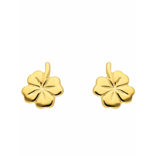 Adelia´s Paar Ohrhänger »1 Paar 333 Gold Ohrringe / Ohrstecker Kleeblatt«, 333  Gold Goldschmuck für Damen kaufen | BAUR