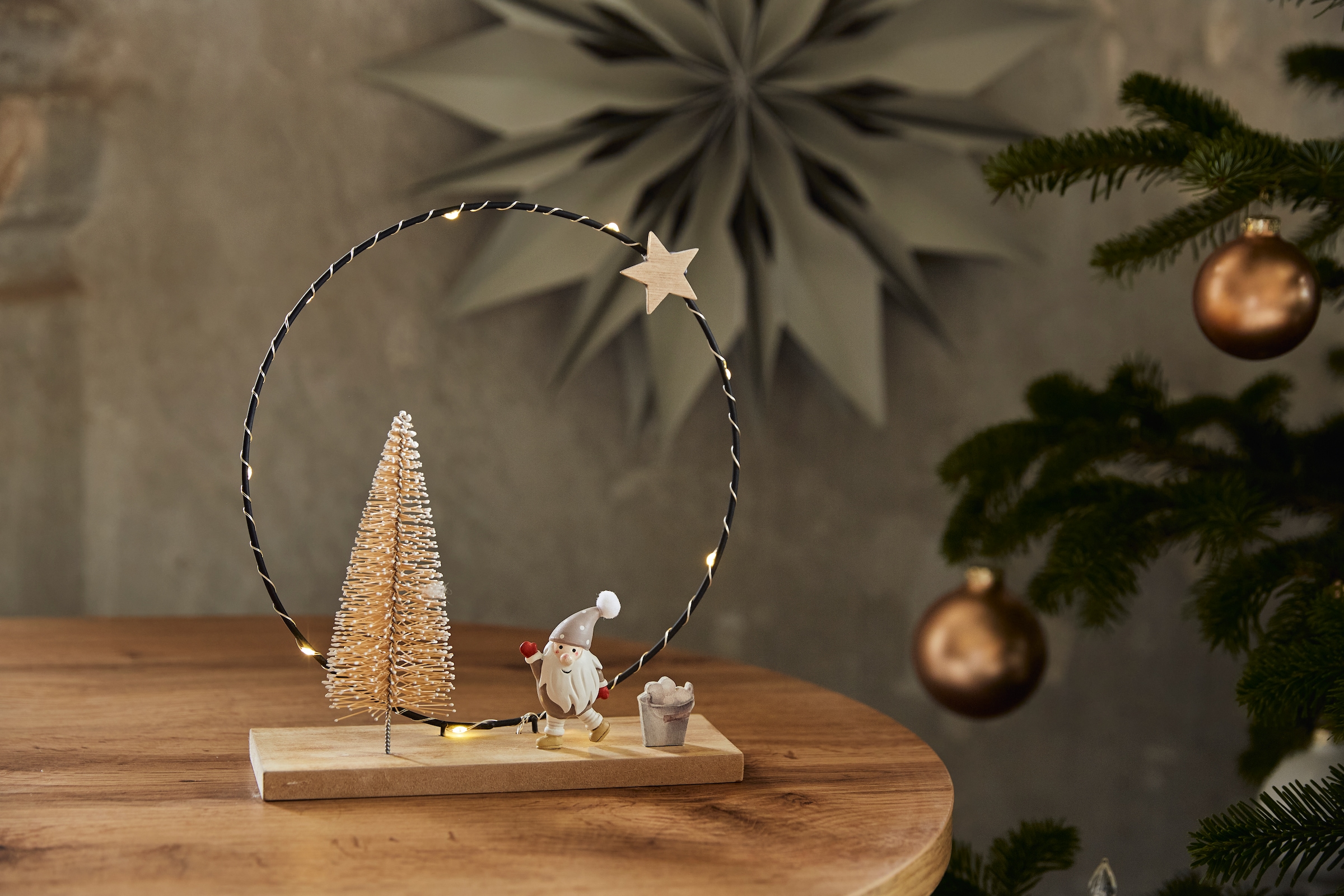 BOLTZE Weihnachtsfigur »Weihnachtsdeko«, mit LED-Beleuchtung BAUR kaufen 
