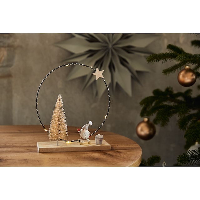BOLTZE Weihnachtsfigur »Weihnachtsdeko«, mit LED-Beleuchtung kaufen | BAUR