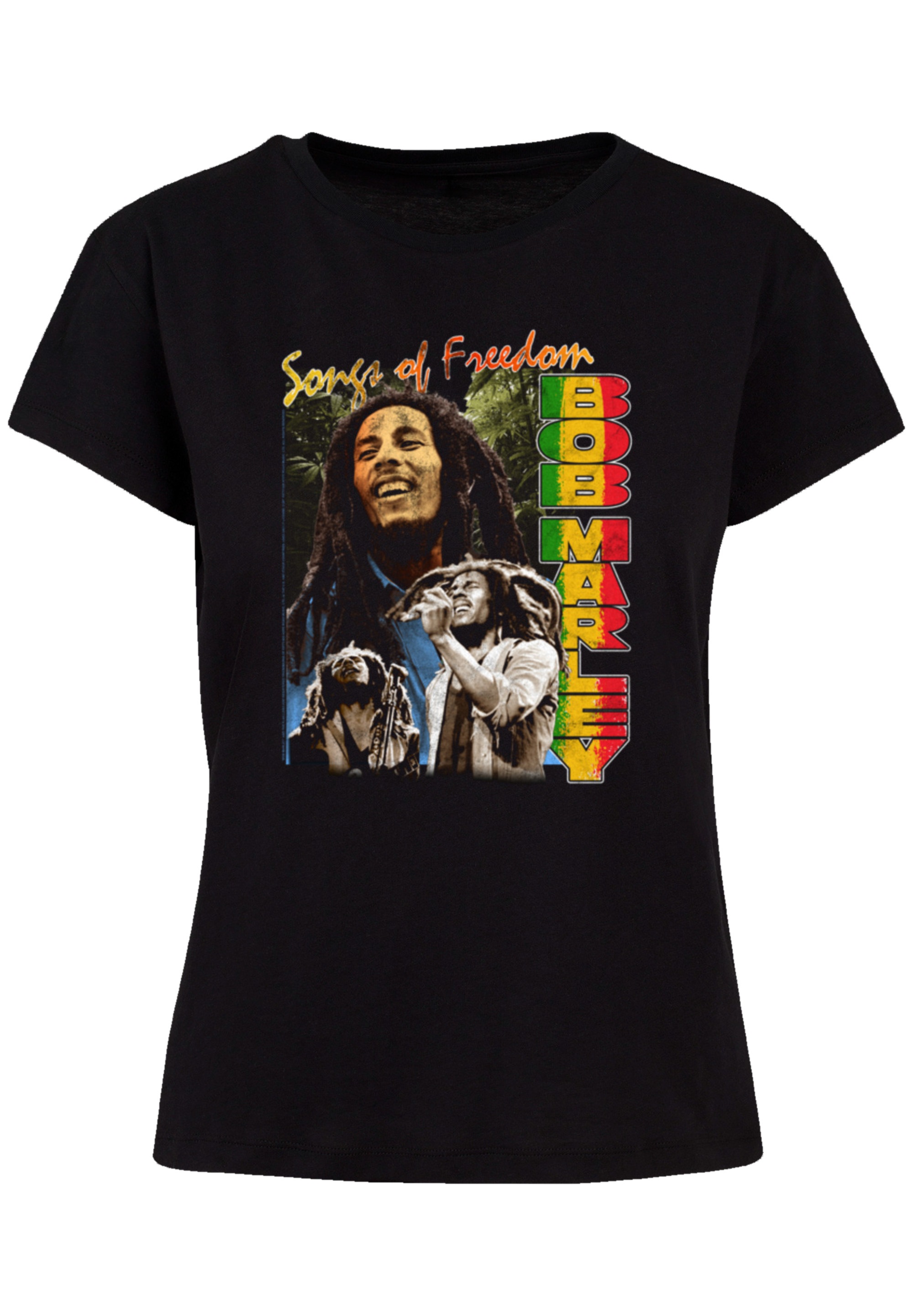 F4NT4STIC T-Shirt »Bob Marley Freedom Vintage Reggae Music«, Premium Qualität, Musik, By Rock Off