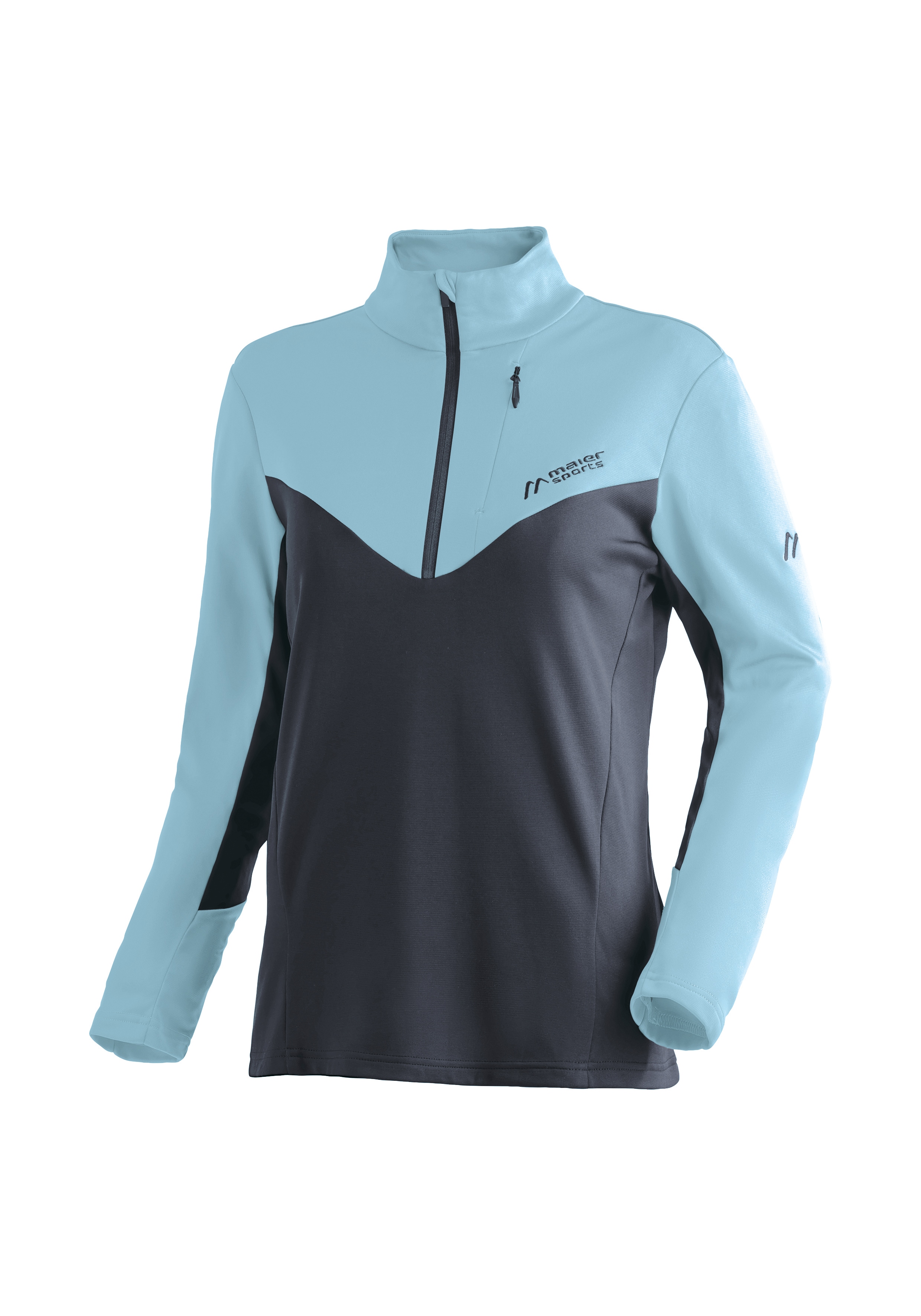 Maier Sports Rollkragenpullover "Evii" Damen Midlayer, warmes und schnelltrocknendes Fleece