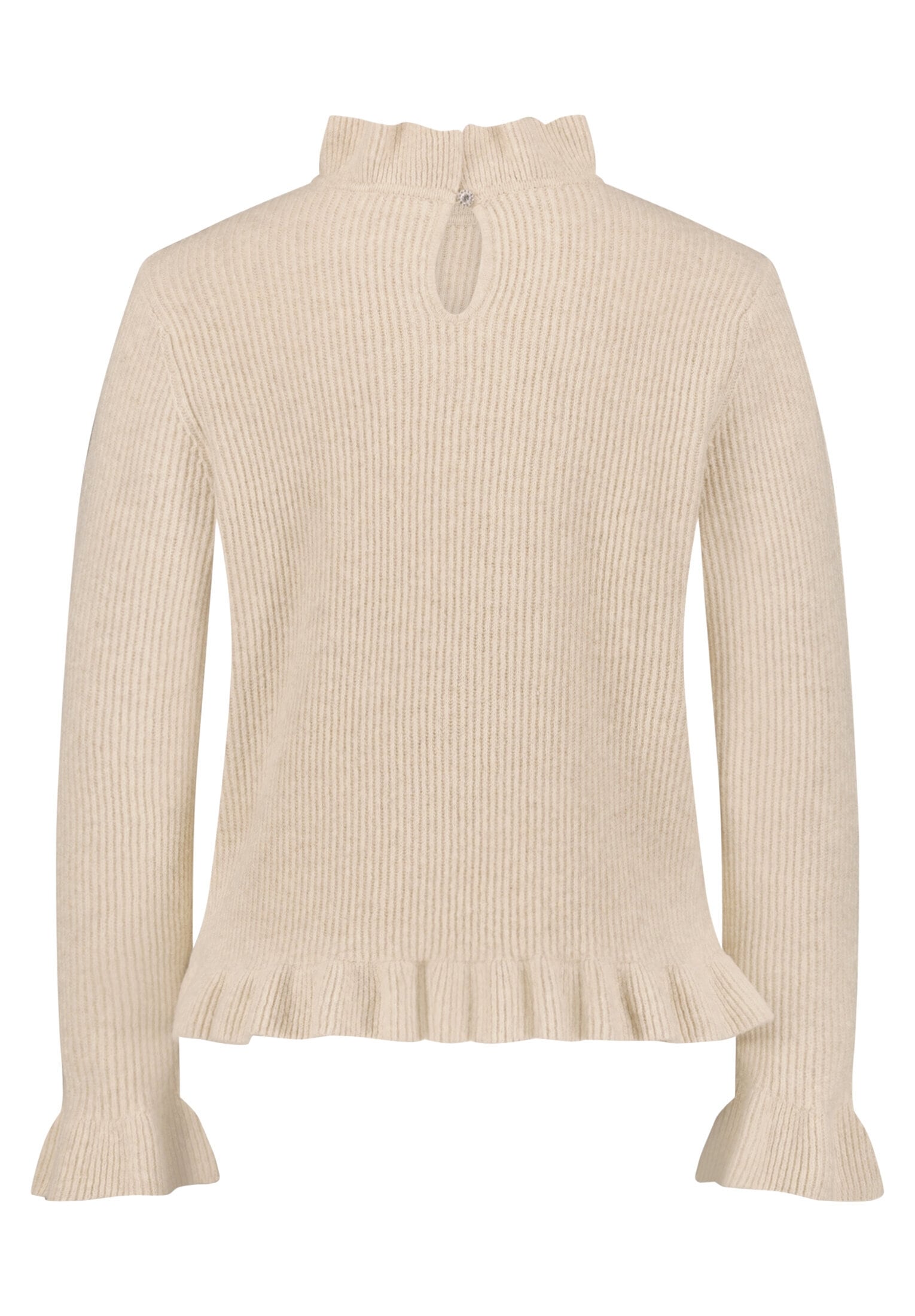 Cartoon Strickpullover »Damen mit Stehkragen« 1