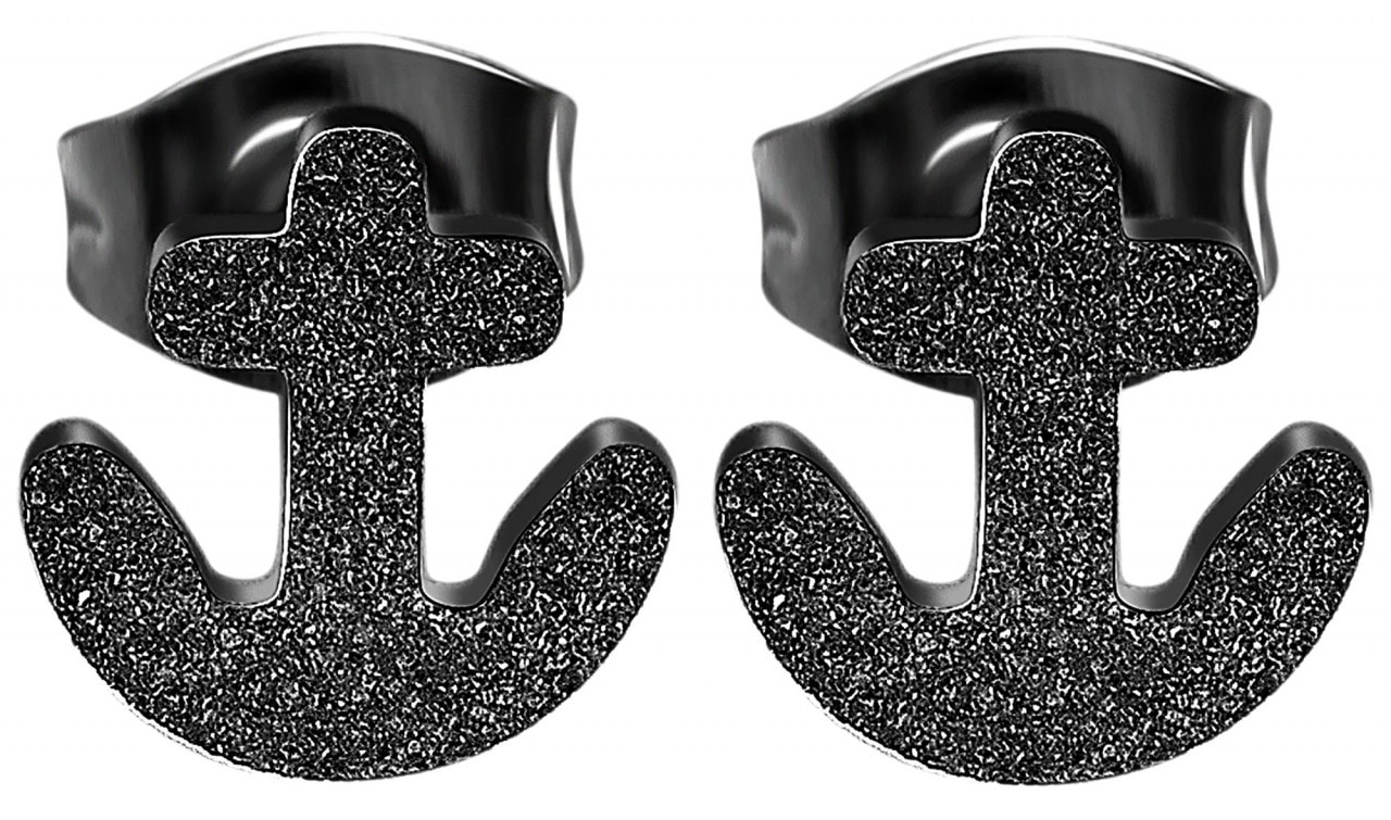 Adelia´s Paar Ohrhänger »Damen Ohrstecker aus mattem Edelstahl«