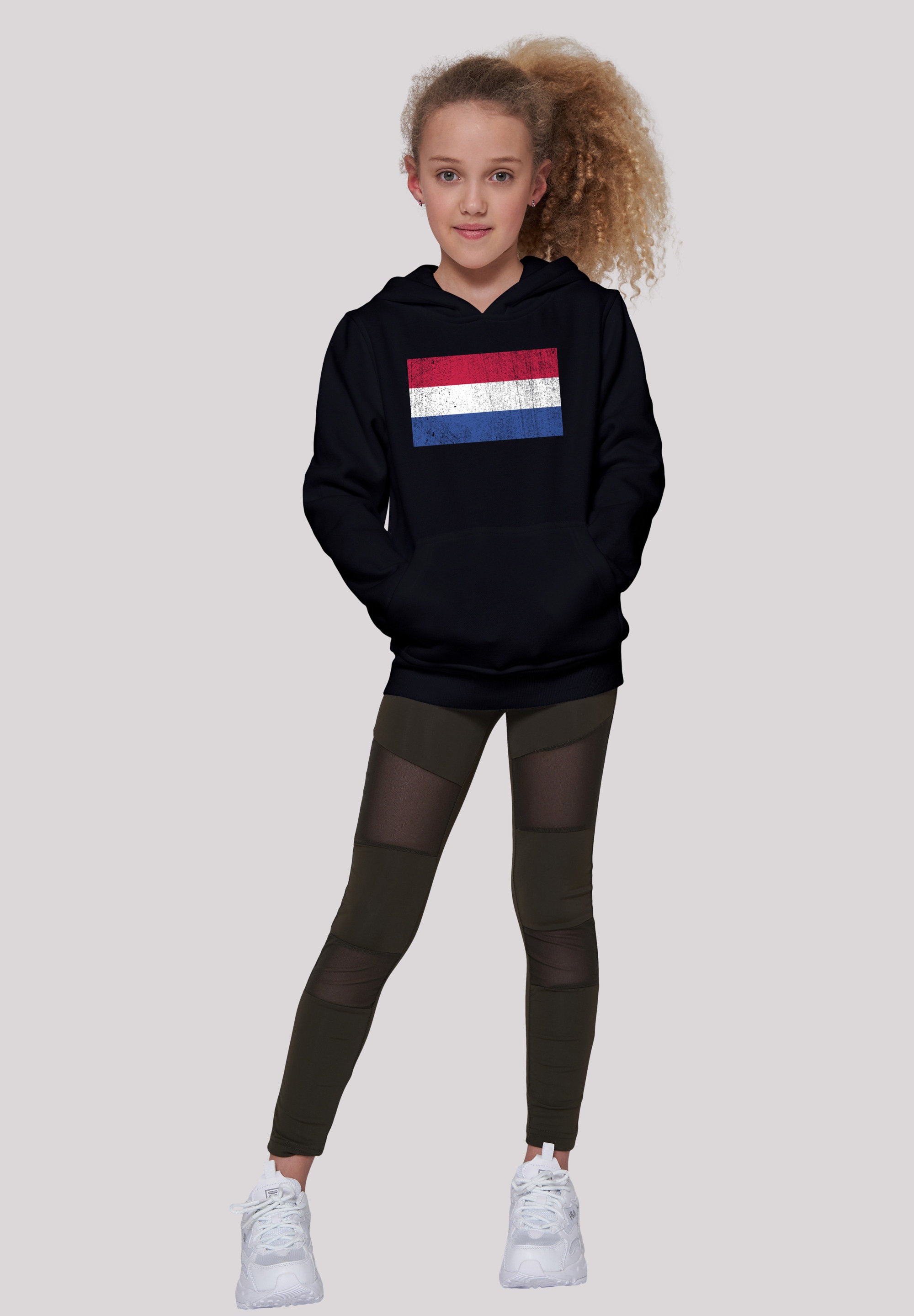 Holland Flagge | »Netherlands bestellen NIederlande BAUR distressed«, Print F4NT4STIC Kapuzenpullover
