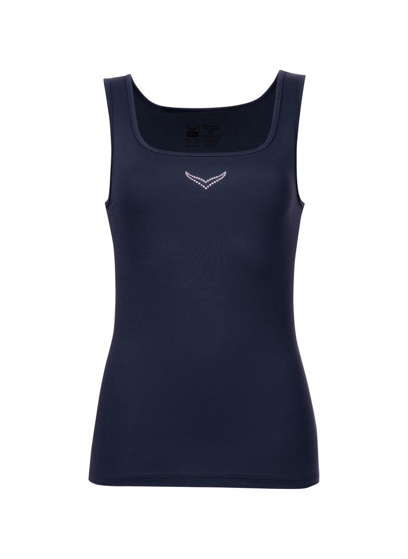 Trigema Tanktop »TRIGEMA Trägershirt mit Kristallsteinen« SV9000