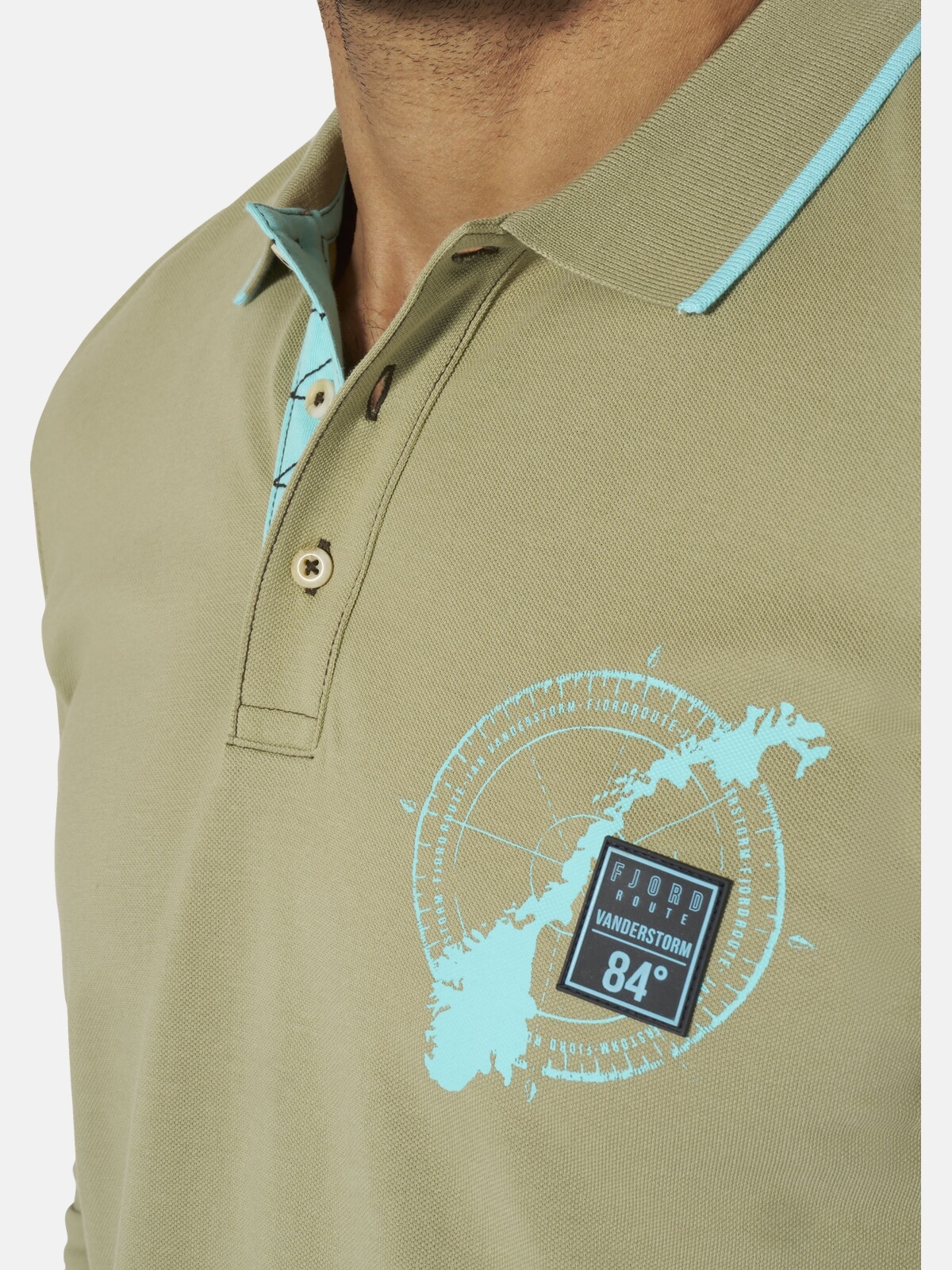 Jan Vanderstorm Langarm-Poloshirt »Langarm-Poloshirt FREDMAR«