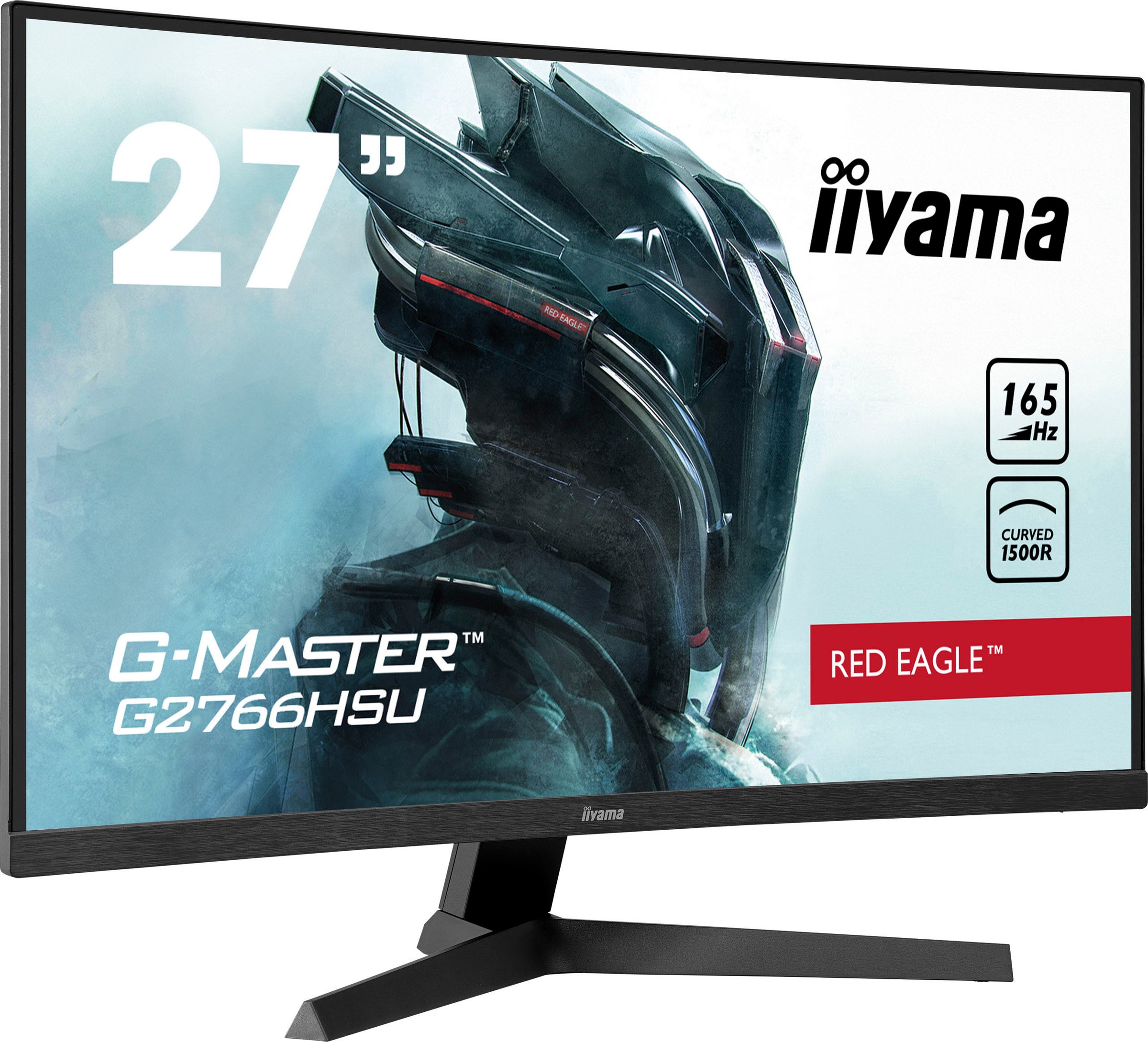 Iiyama Curved-Gaming-Monitor »G-Master G2766HSU-B1«, 68,5 cm/27 Zoll, 1920 x 1080 px, Full HD, 1 ms Reaktionszeit, 165 Hz