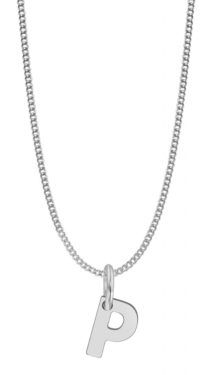 Adelia´s Kettenanhänger »moderner Buchstabe Anhänger aus 925 Sterling Silber«