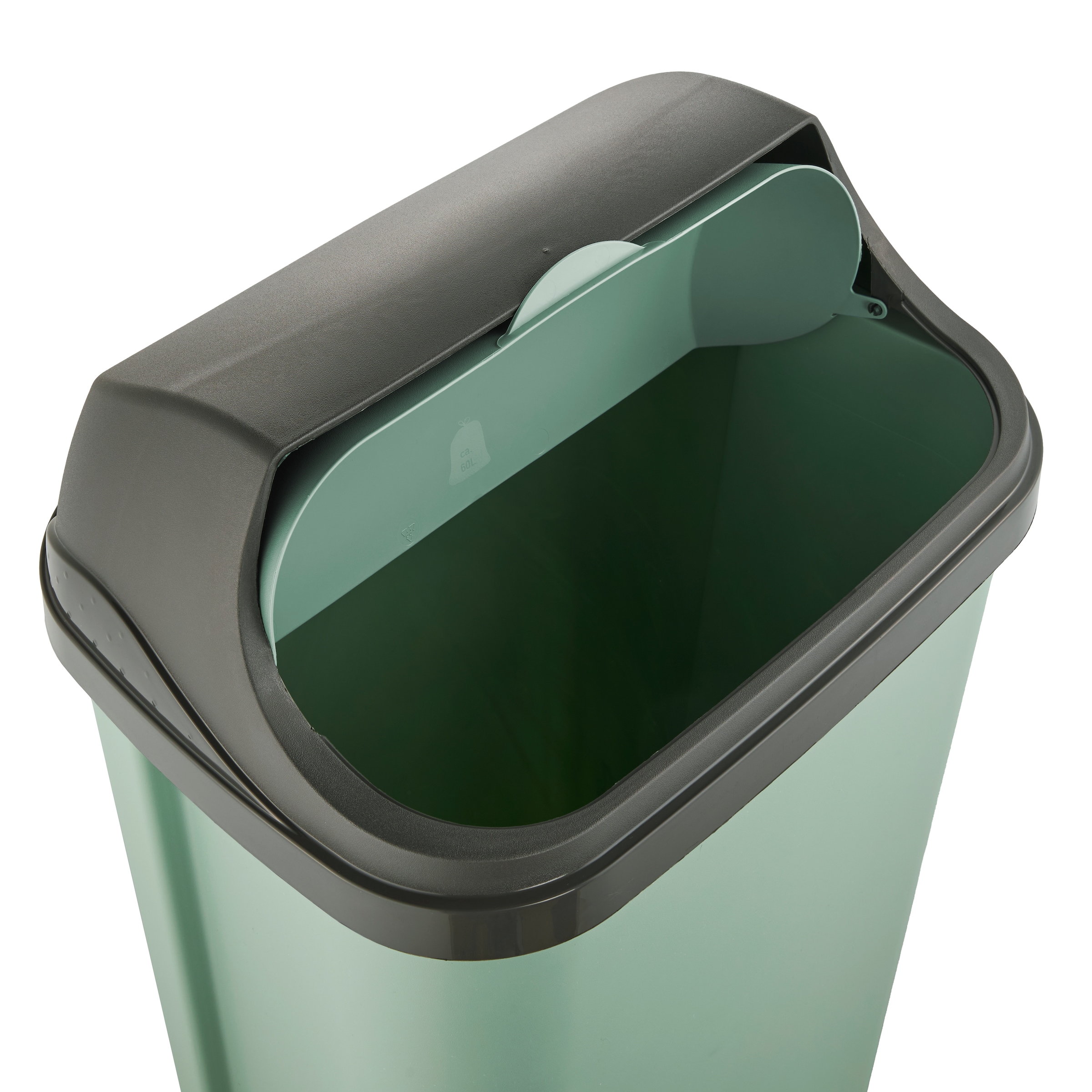 keeeper Mülleimer »rasmus, Abfallbehälter mit Rolldeckel«, 1 Behälter, 50 l, Made in Europe, 39 x 29,5 x 67,5 cm