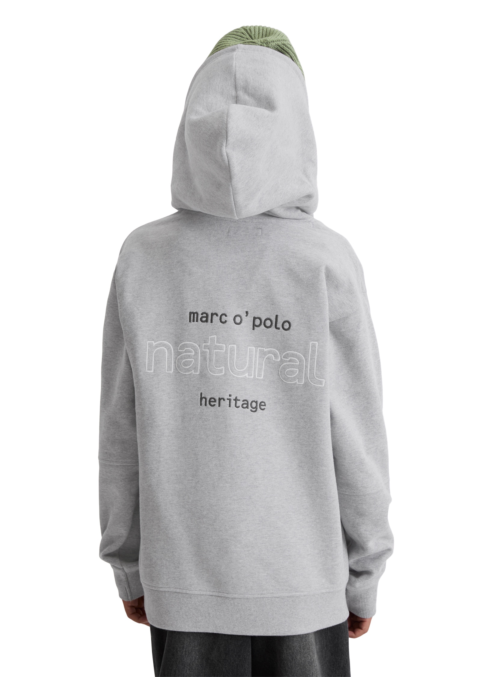 Marc O'Polo Sweatshirt »mit Front- und Back-Stickerei«