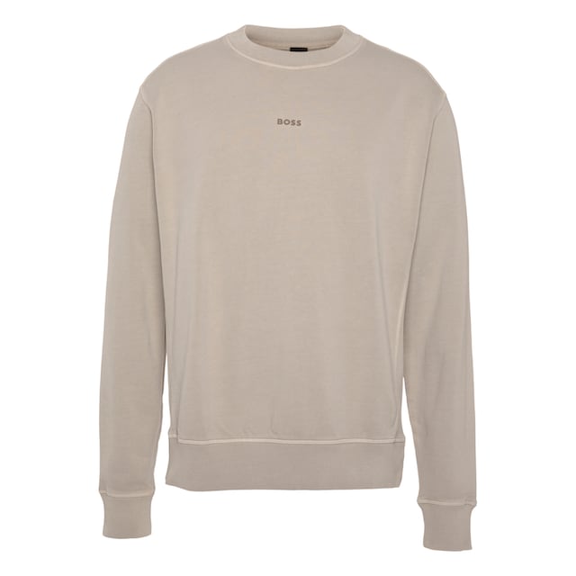 BOSS ORANGE Sweater »Wefade«, (1 tlg.), mit seitlichen Rippeinsätzen ▷ für  | BAUR