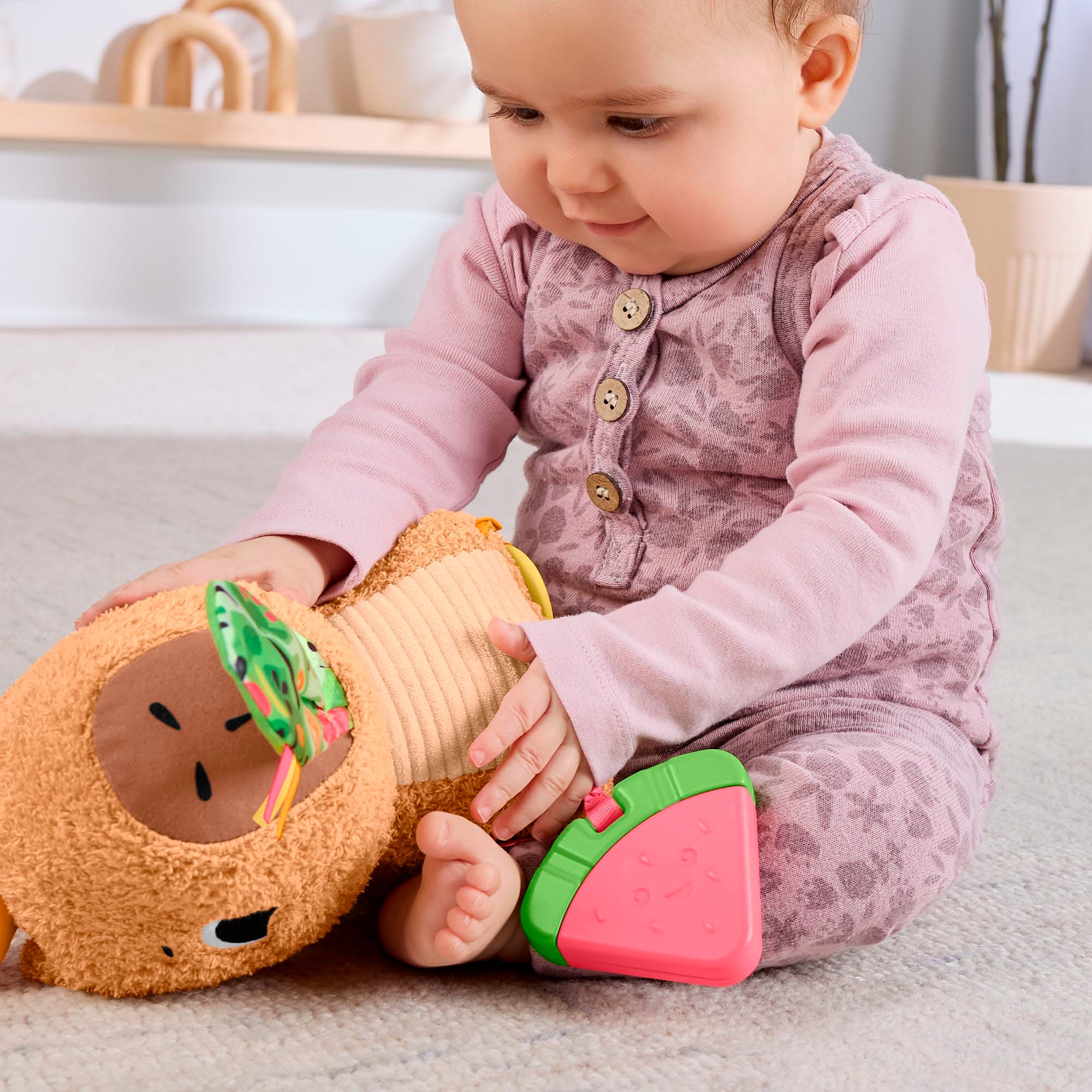 Fisher-Price® Plüschfigur »Kuschel-Capybara«, mit Licht- und Soundeffekt