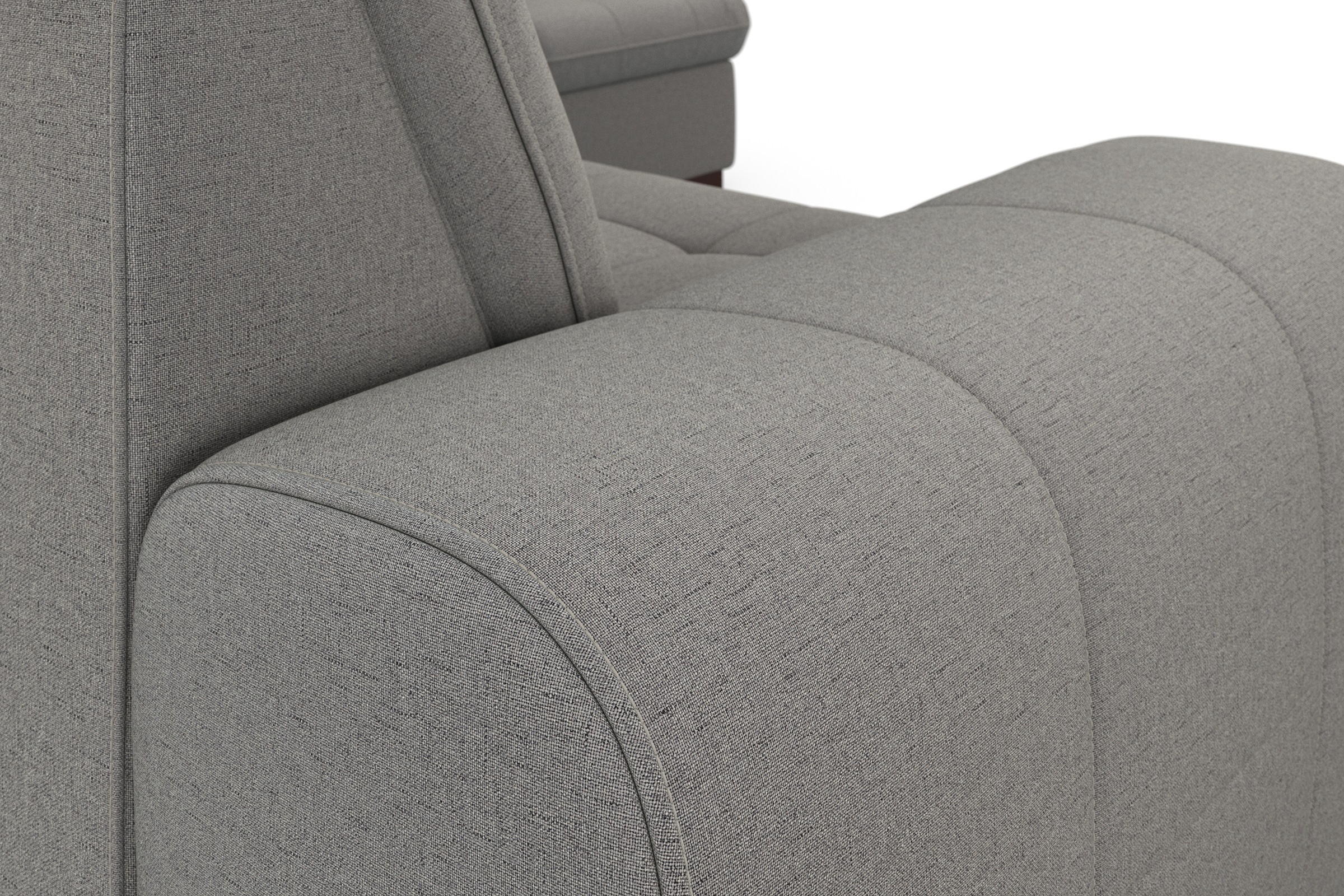 sit&more Ecksofa »Luxor L-Form«, wahlweise mit Bettfunktion, Stauraum und Kopfteilverstellung
