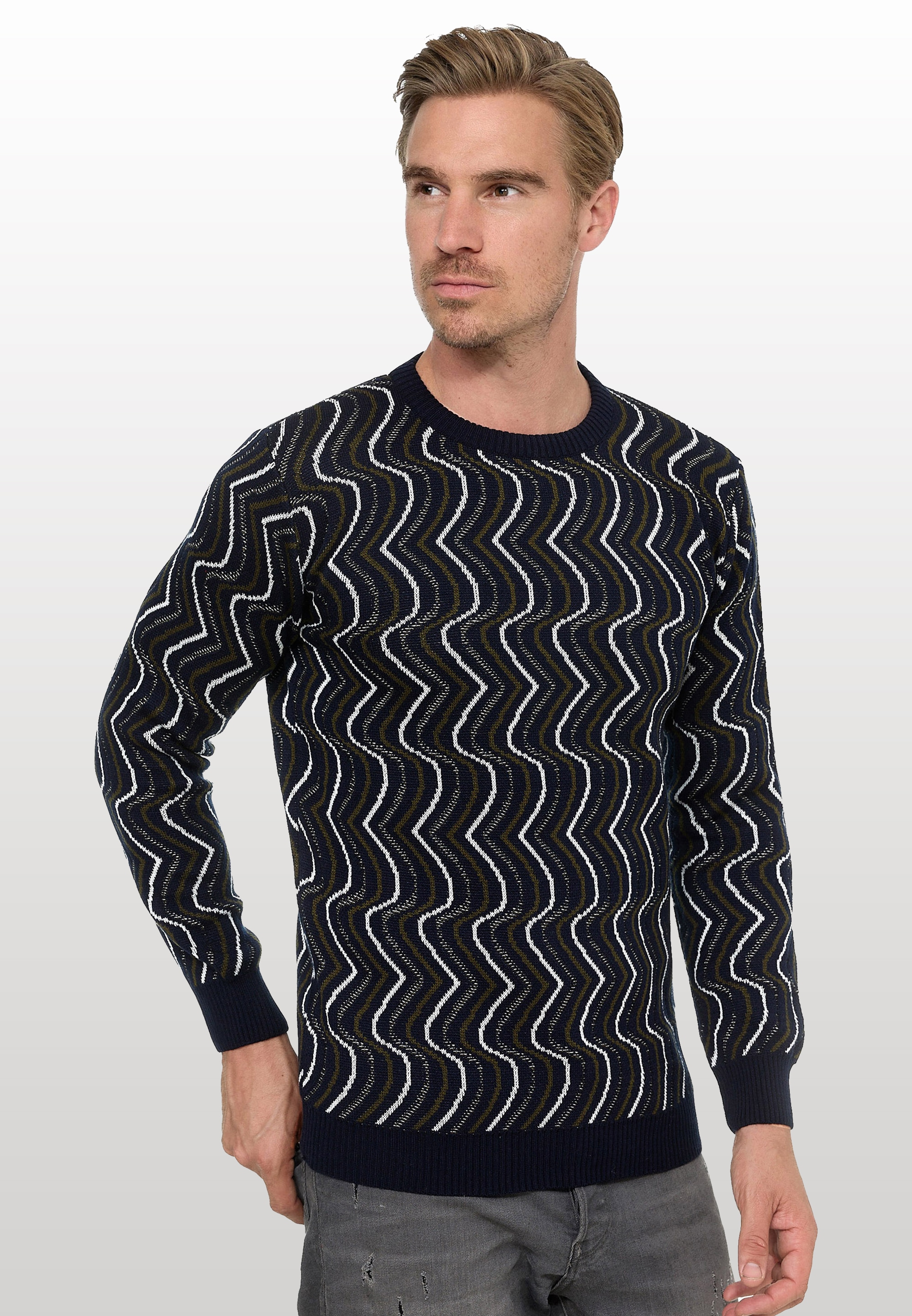 Rusty Neal Strickpullover, in tollem Design