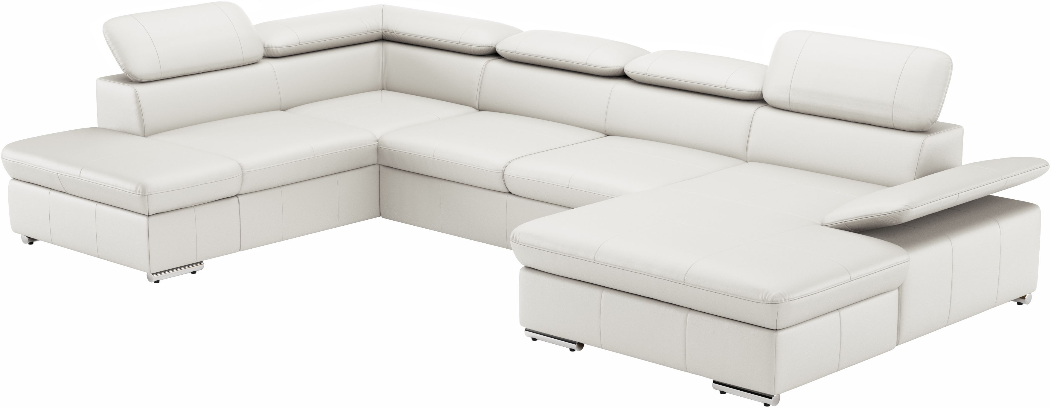 Thumbnail - sit&more Wohnlandschaft "Valantine U-Form, B: 349 cm" mit Arm- & Kopfteilverstellung, optional mit Bettfunktion