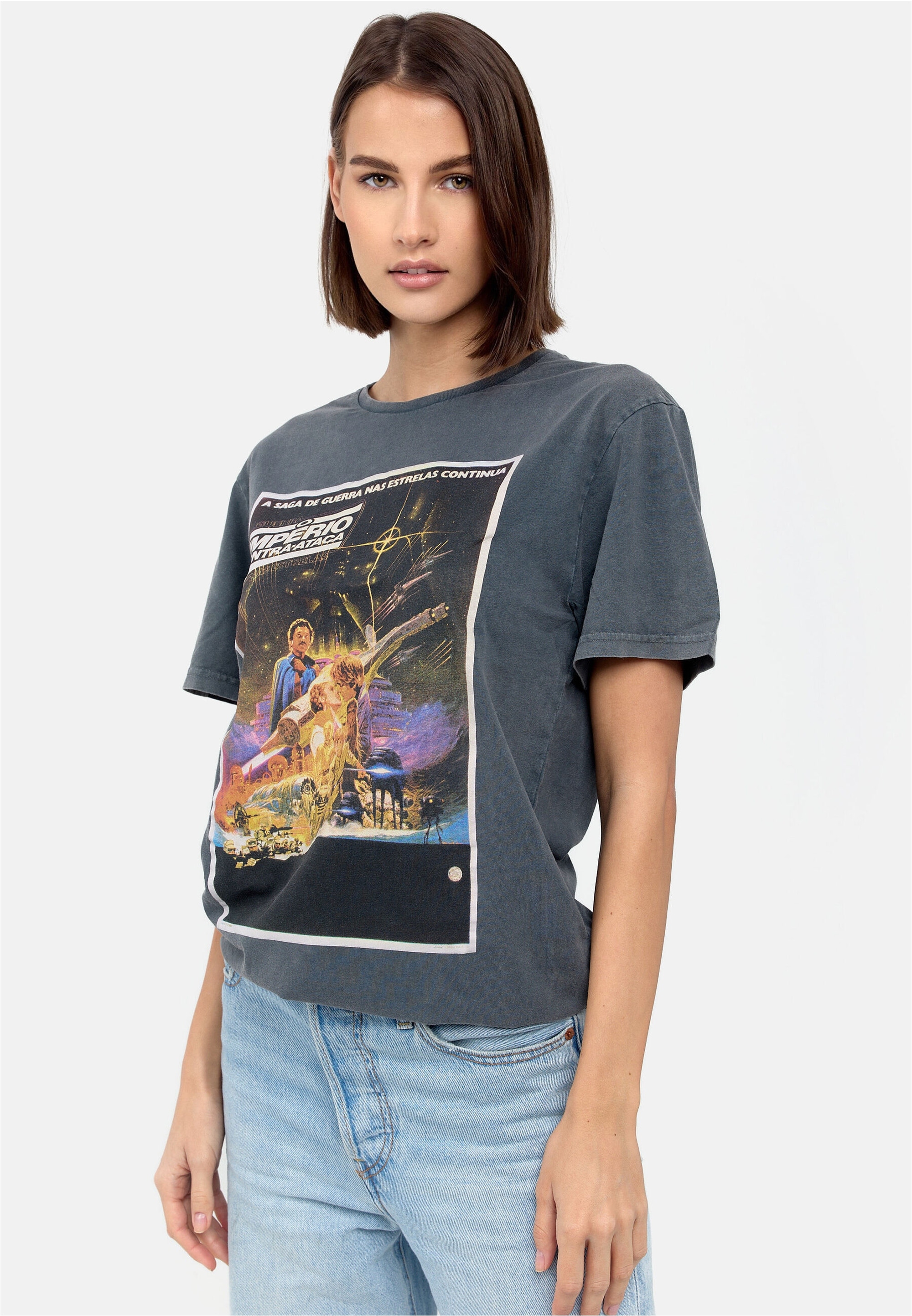 Recovered T-Shirt »Star Wars International Poster«, mit klassischem Rundhalsausschnitt
