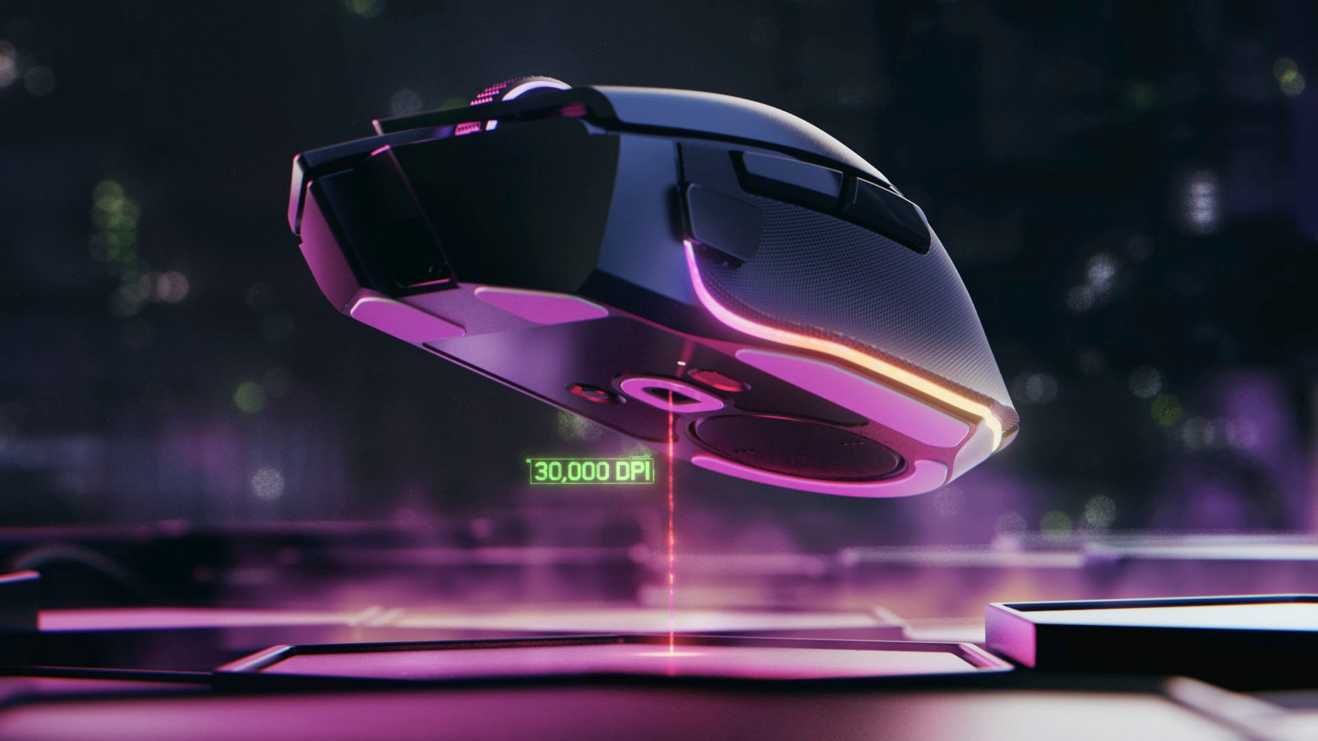 RAZER Gaming-Maus »Basilisk V3 Pro«, RF kabellos + Bluetooth-kabelgebunden-USB