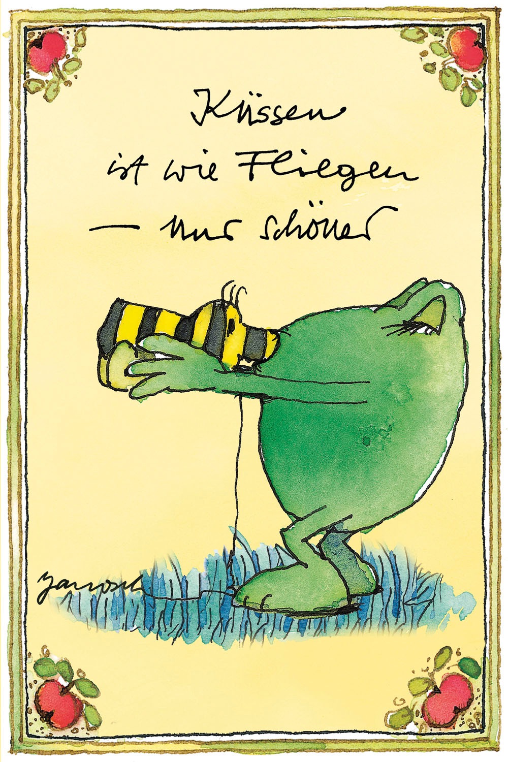 LuckyLinde Leinwandbild "Der Froch und die Tigerente - Küssen ist…" Ente  F günstig online kaufen