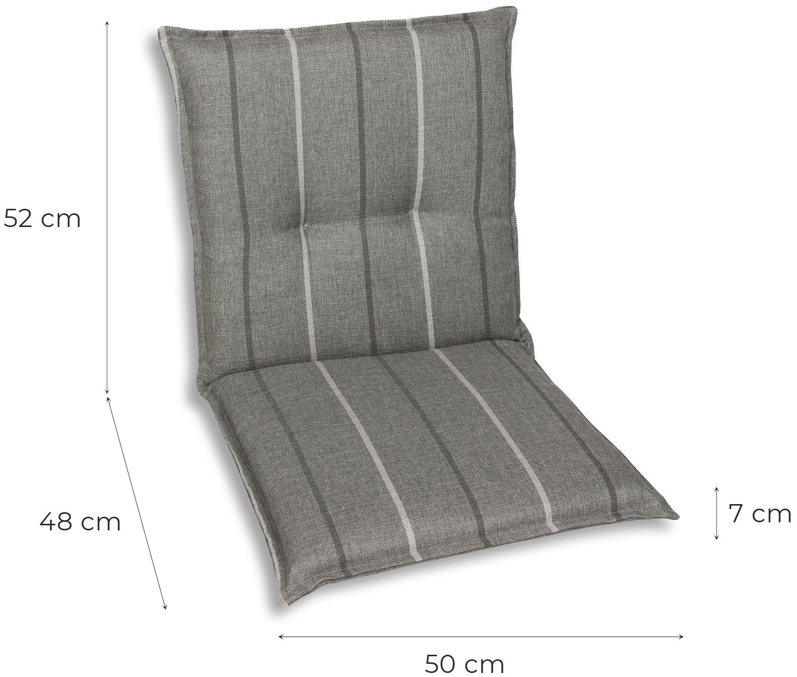 GO-DE Sesselauflage »Sesselauflage nieder«, Olefin