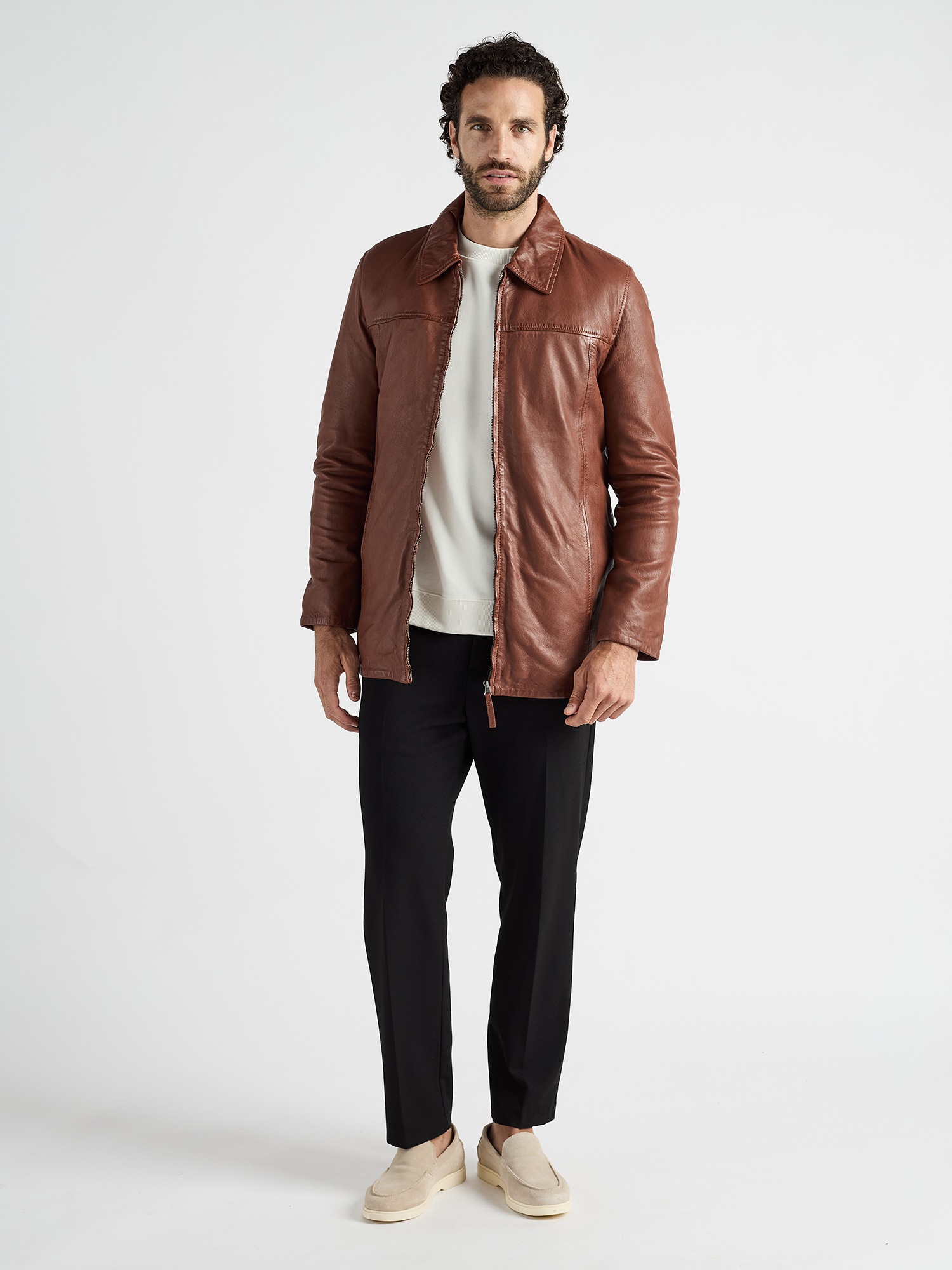 JCC Lederjacke »Saros«