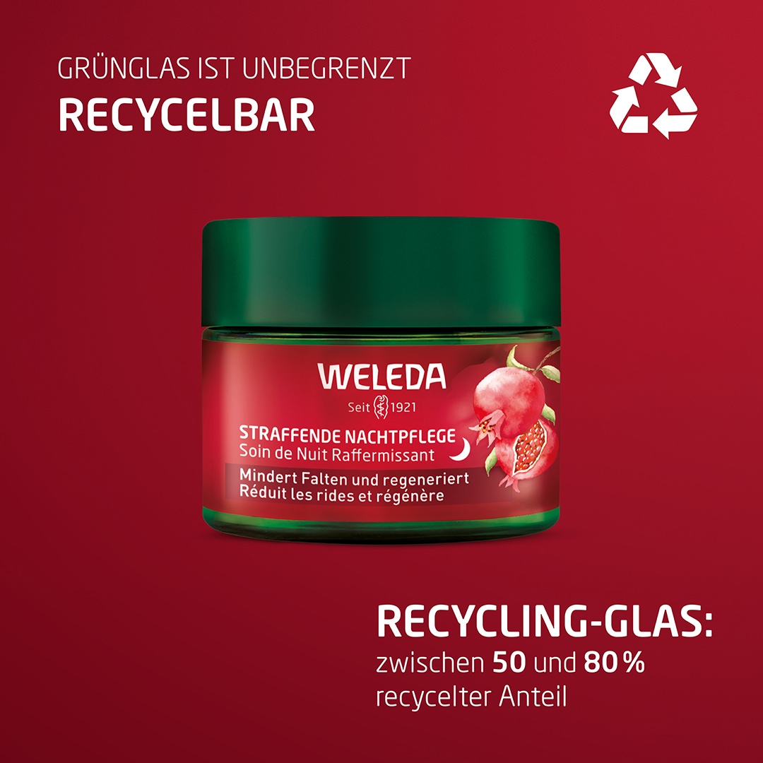 WELEDA Gesichtspflege »Weleda Straffende Nachtpflege Granatapfel & Maca-Peptide«