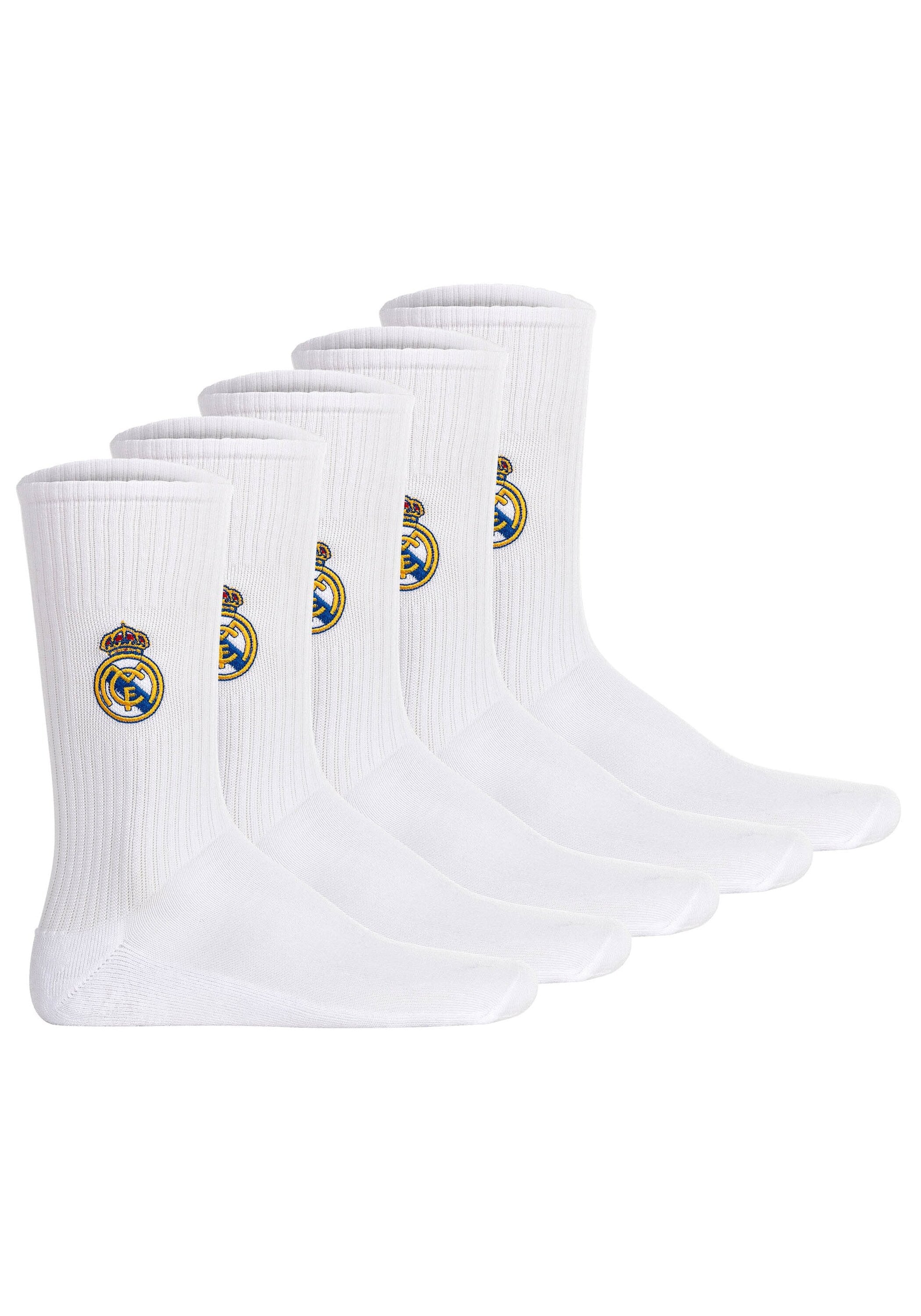 Real Madrid Kurzsocken "Socken RM Crew Socks 5-Pack Embroidery 5er Pack" 5 Paar tlg.