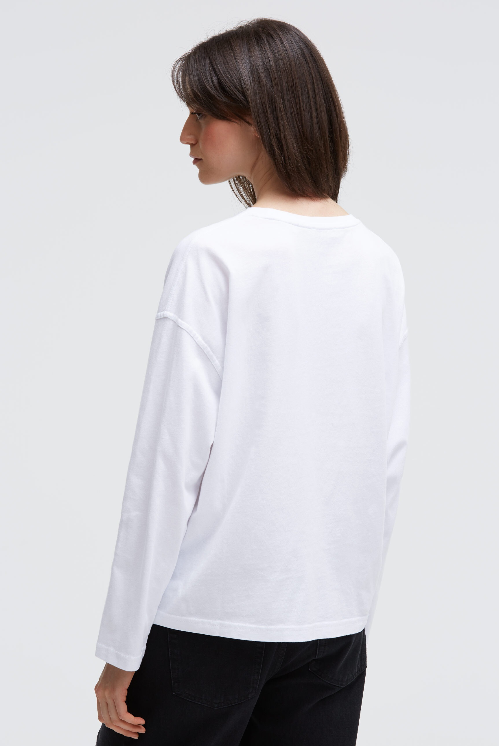 SENSES.THE LABEL Rundhalsshirt mit weiten Ärmeln