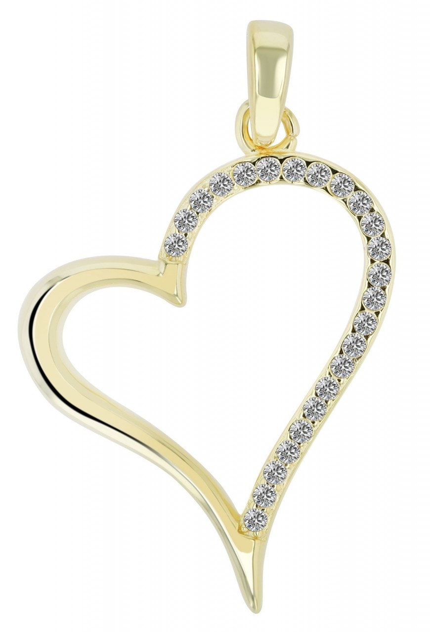 Adelia´s Kettenanhänger »stilvoller Herz Anhänger aus 925 Sterling Silber« ()