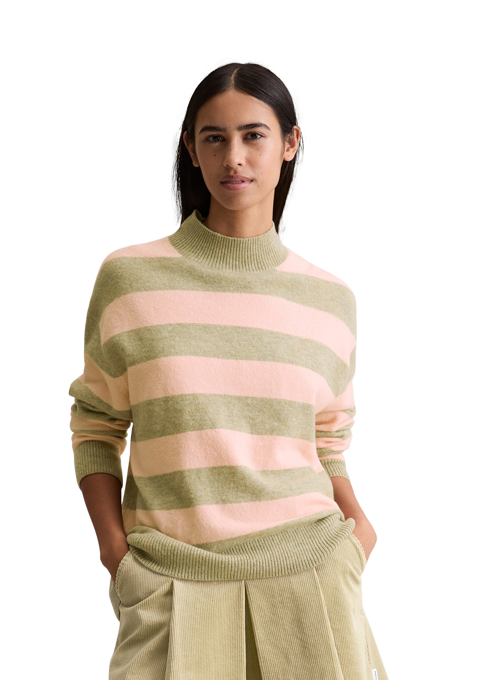 Marc OPolo DENIM Strickpullover "aus softem Schurwolle-Mix" günstig online kaufen