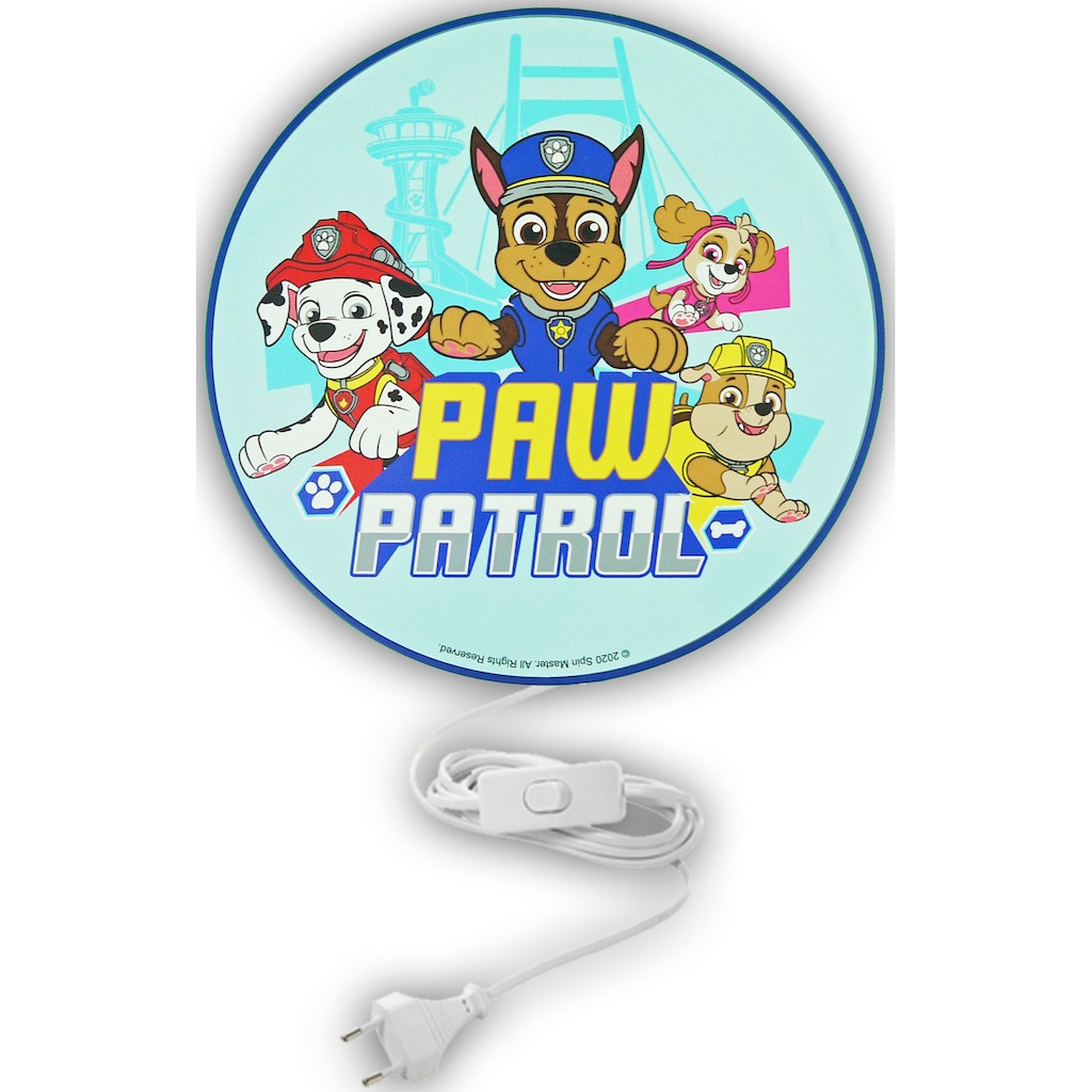 niermann Wandleuchte »Paw Patrol«, 1 flammig-flammig, Wandleuchte Paw Patrol