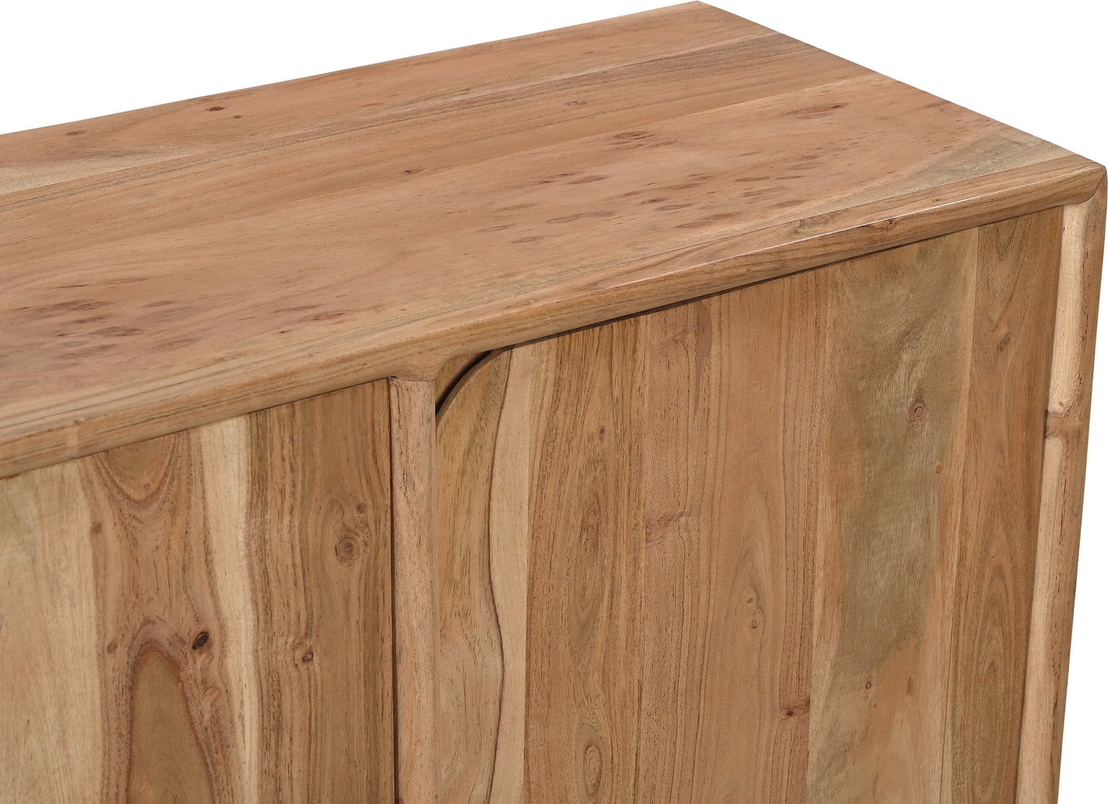 SIT Sideboard »ACACIA WAVE« 1 Stk. tlg. extravagantes Holzwangengestell