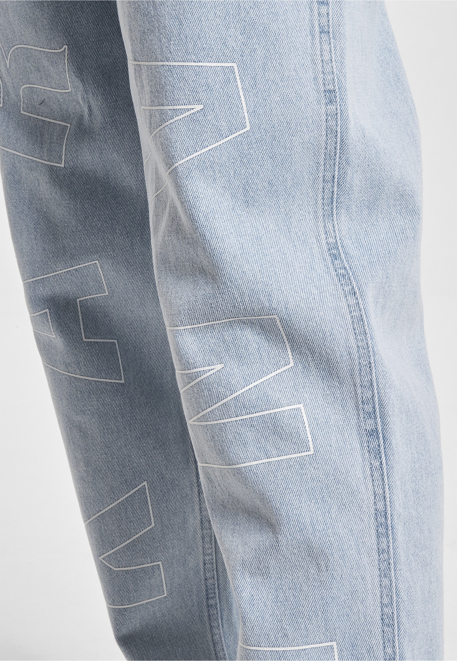 Karl Kani Bequeme Jeans »Karl Kani Herren Og Baggy Workwear Logo Print Denim«