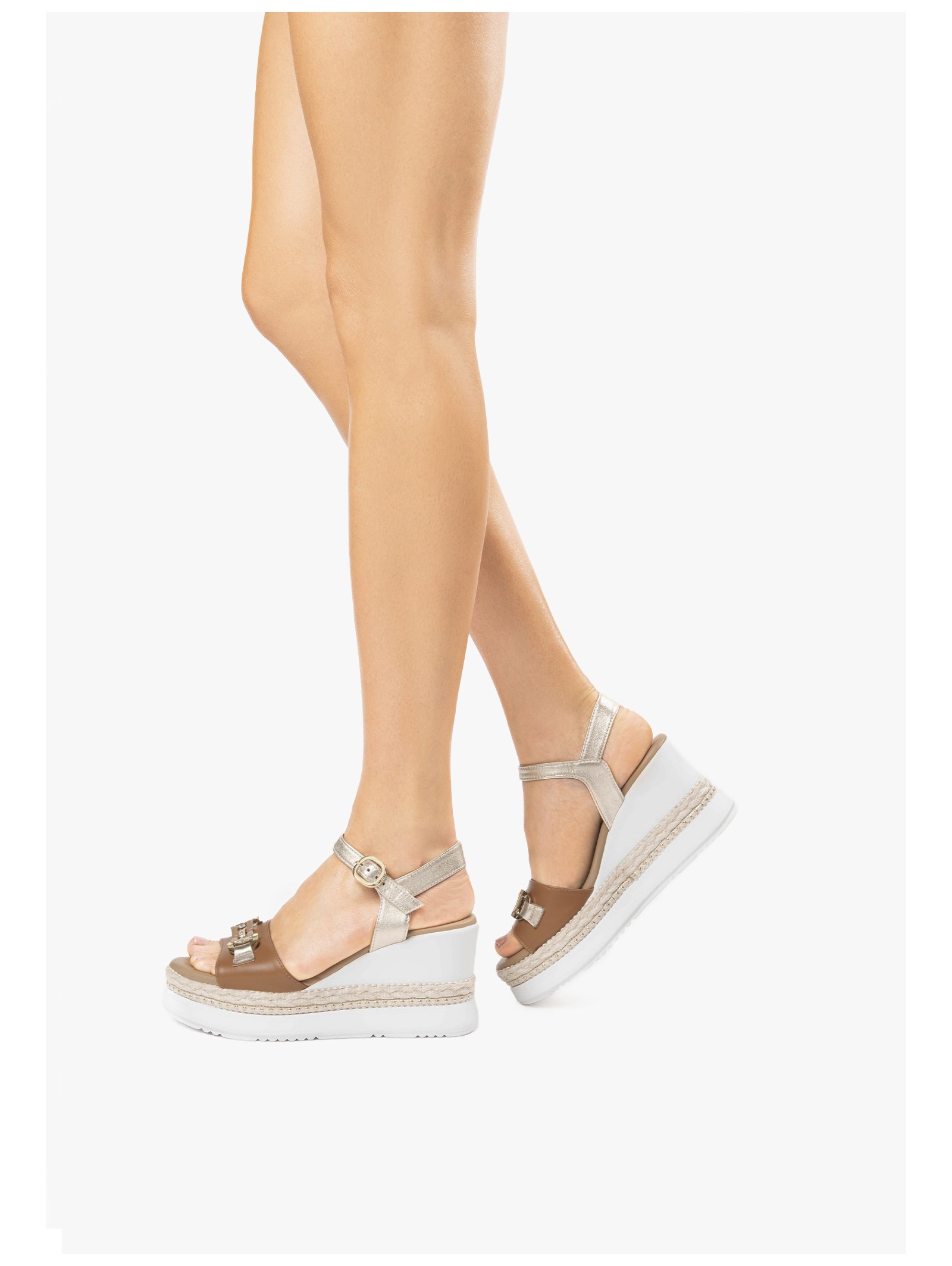 Nero Giardini Keilsandalette »Nero Giardini Sandalen Leder«