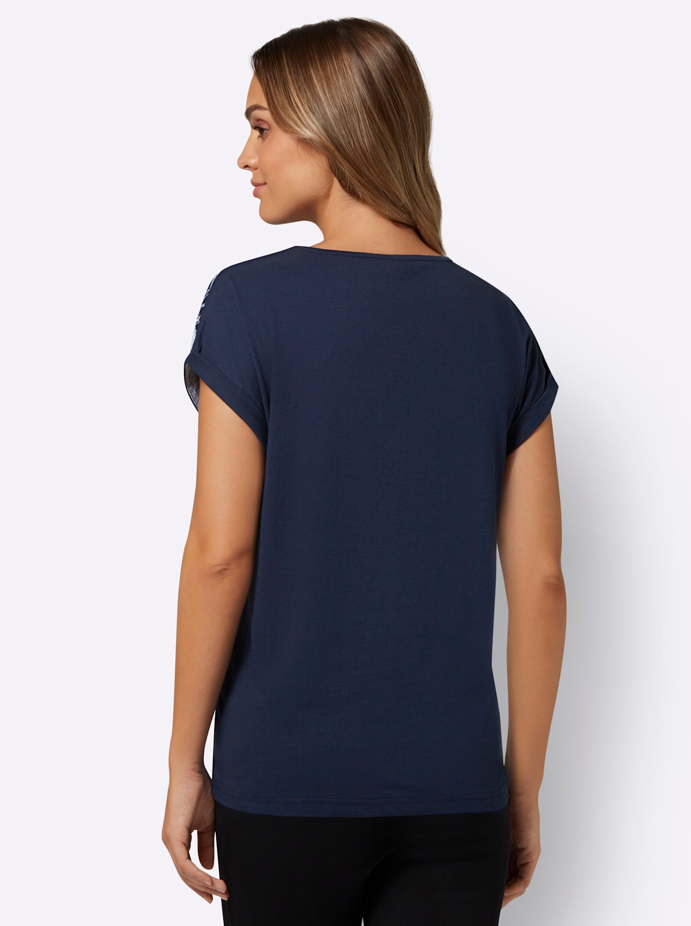 Classic Basics Women's Short Sleeve T-Shirt Blue 40 2