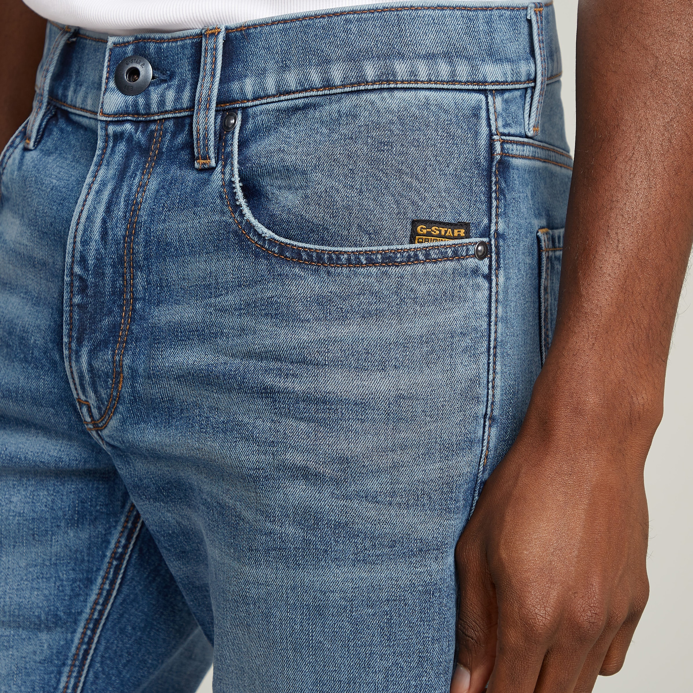 G-STAR Jeansshorts »Mosa«, mit Umschlagsaum